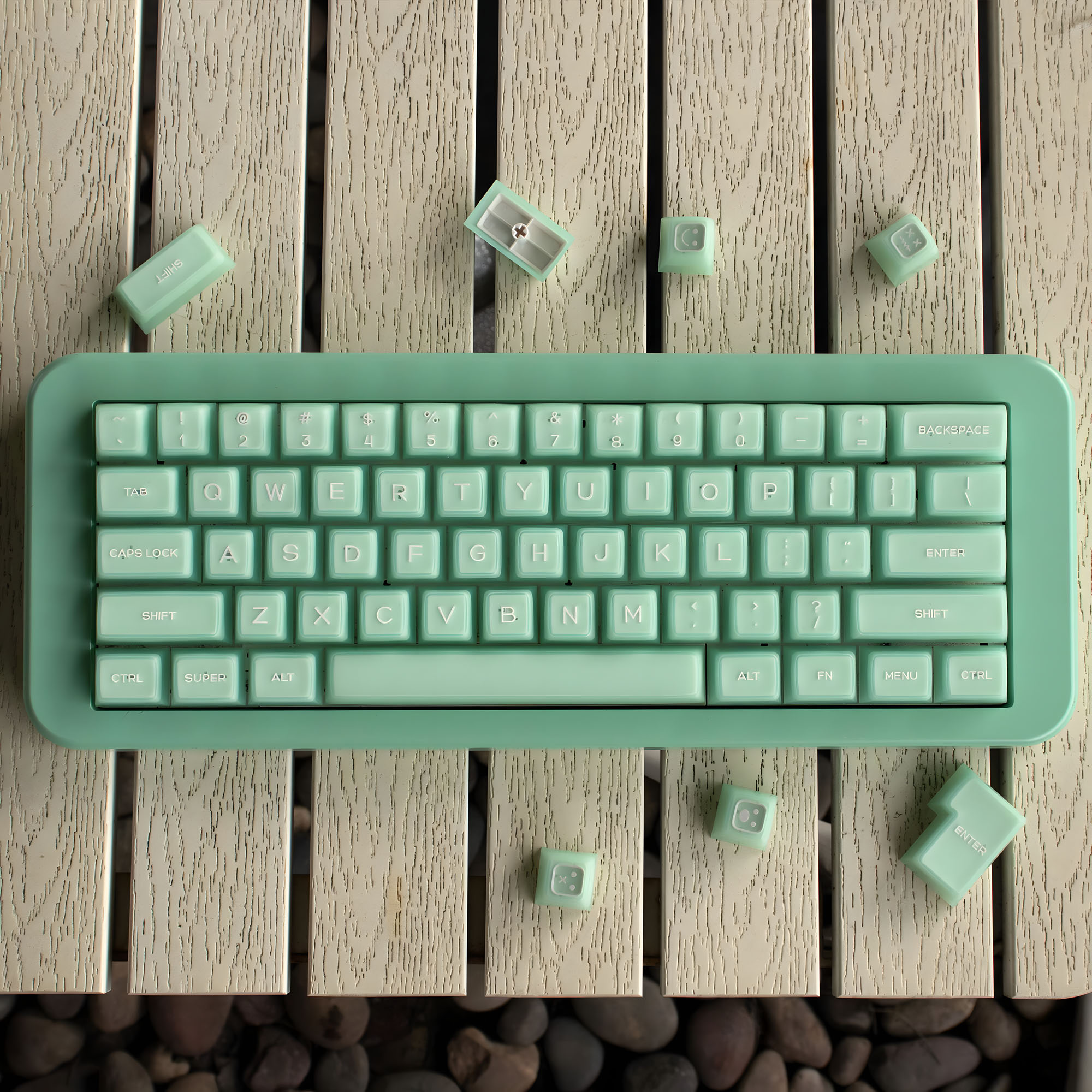 Keycap SA Mintcaps Jinyu PBT doubleshot