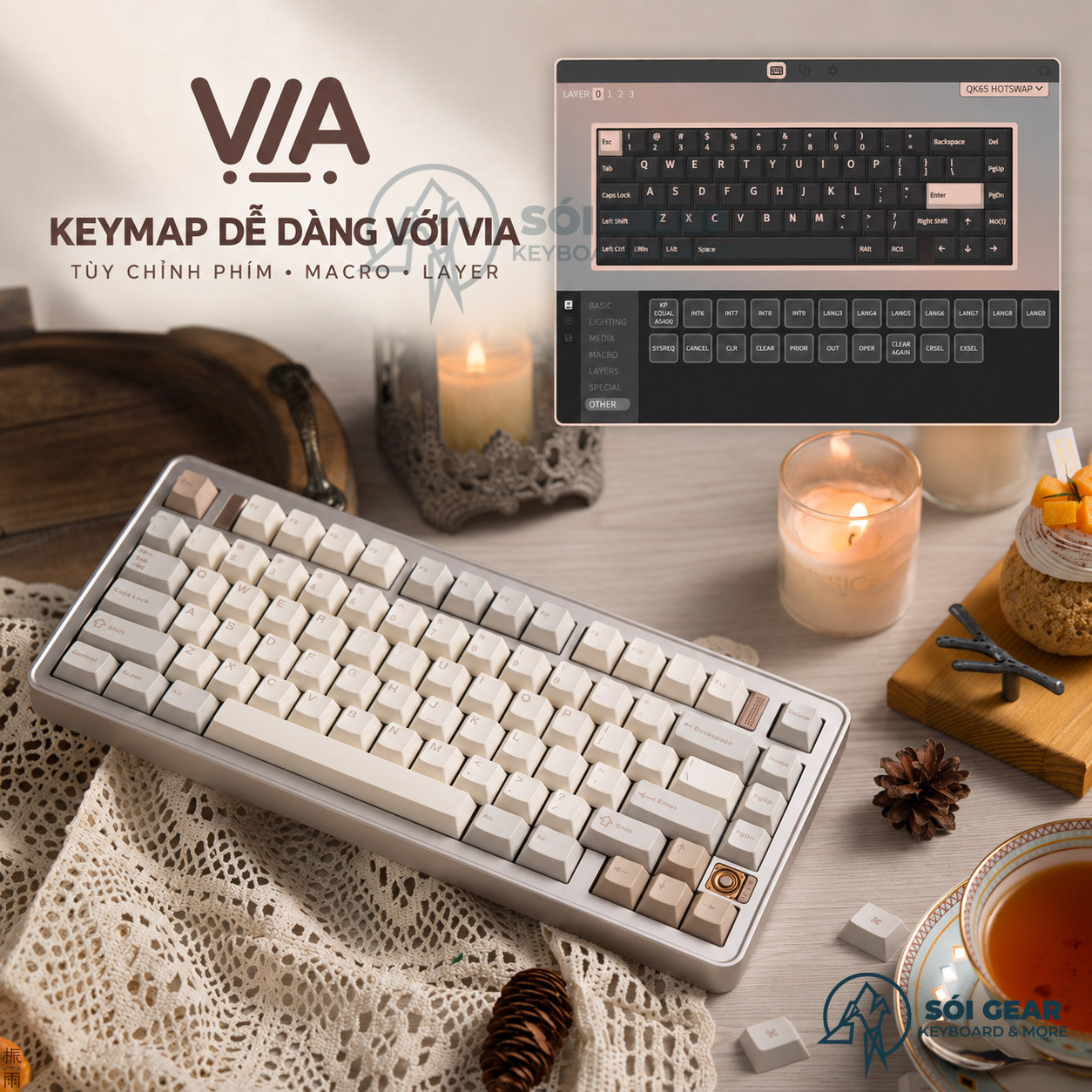 Bàn phím cơ EVO75