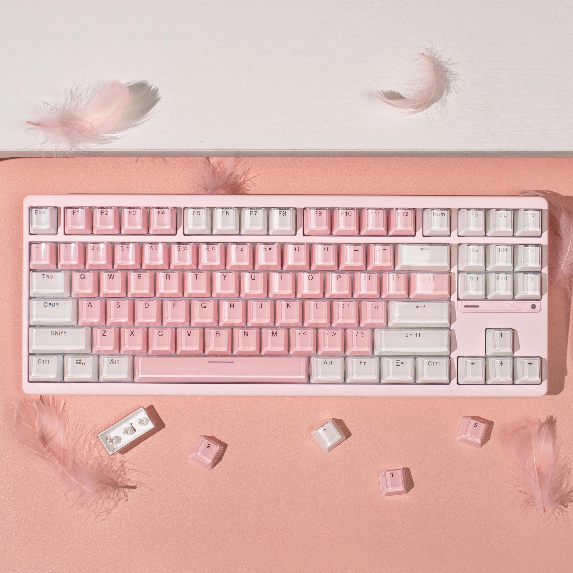 Keycap OEM Mintcaps Crystal Jelly ABS Doubleshot