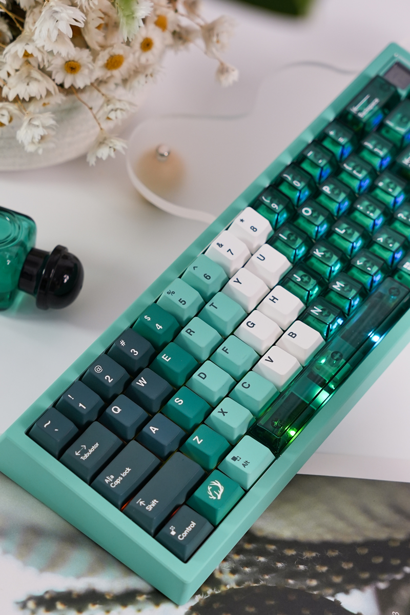 Keycap Cherry Mintcaps Núi Tuyết PBT+PC