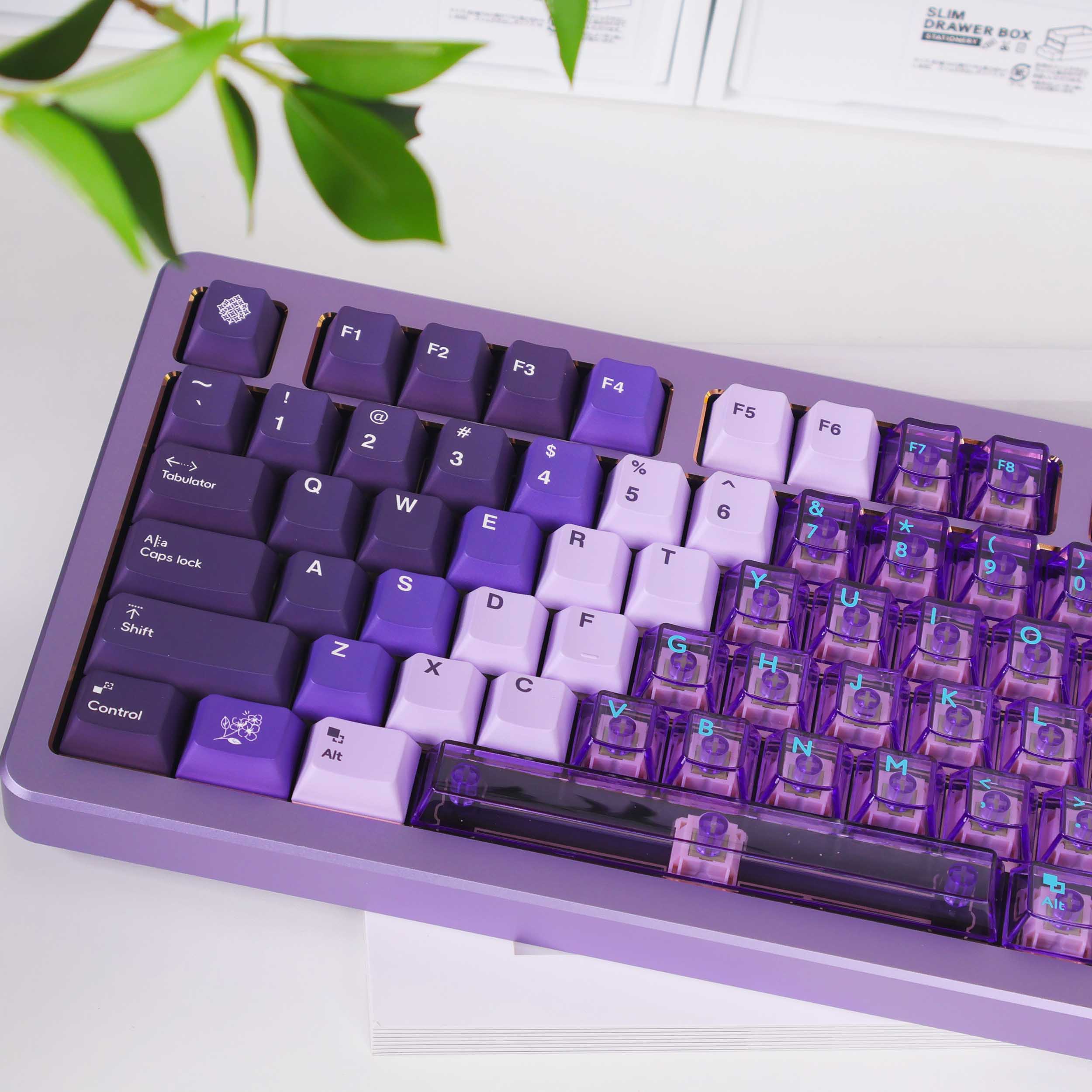 Keycap Cherry Mintcaps Núi Tuyết PBT+PC