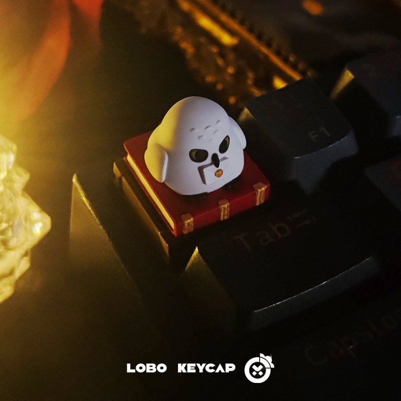 Keycap Artisan Lobo Harry Potter Hedwig