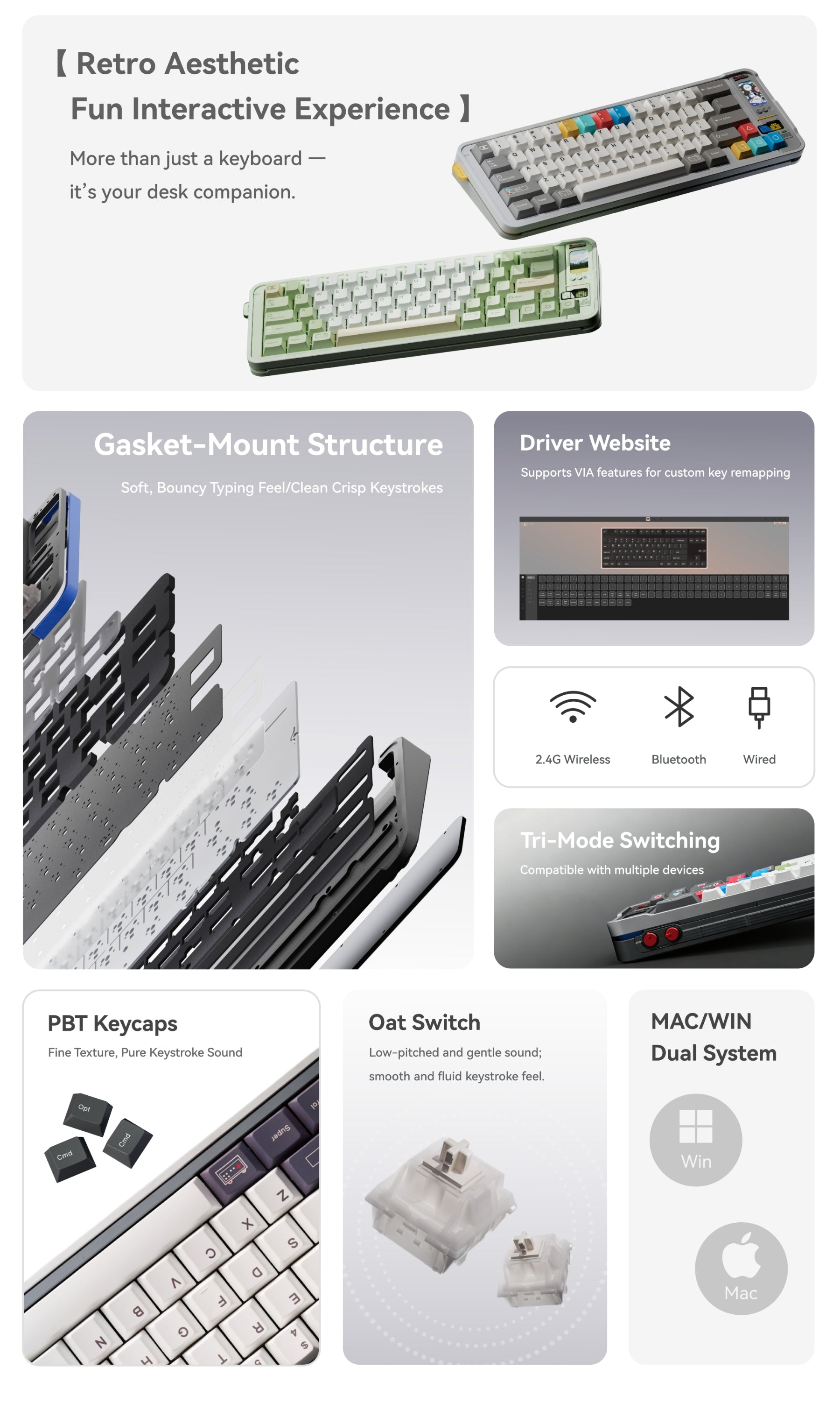 [GB] Bàn phím cơ QK65 MK3 - Prebuilt Keyboard