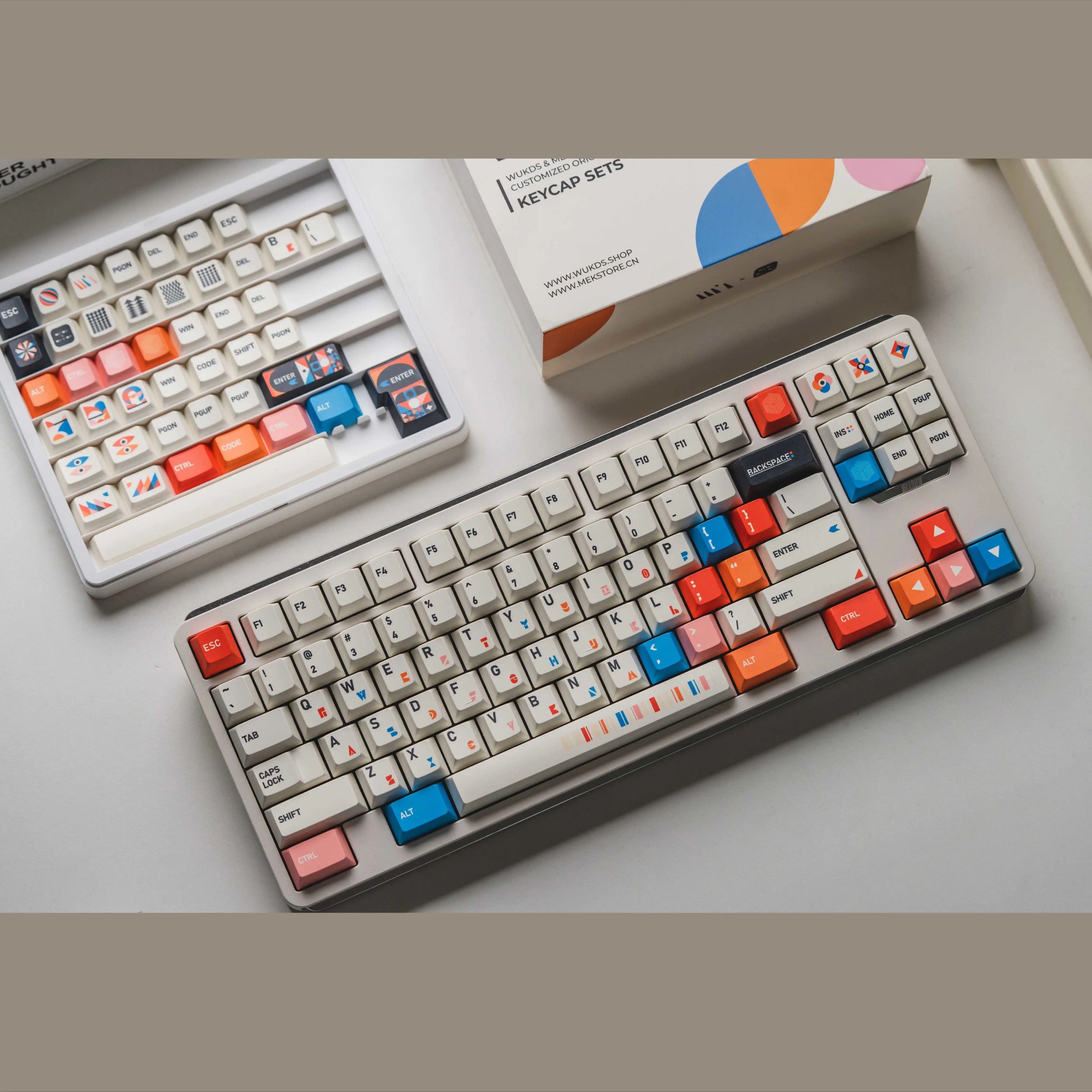 [In Stock] Keycap Cherry Wukds Geometry PBT Dyesub