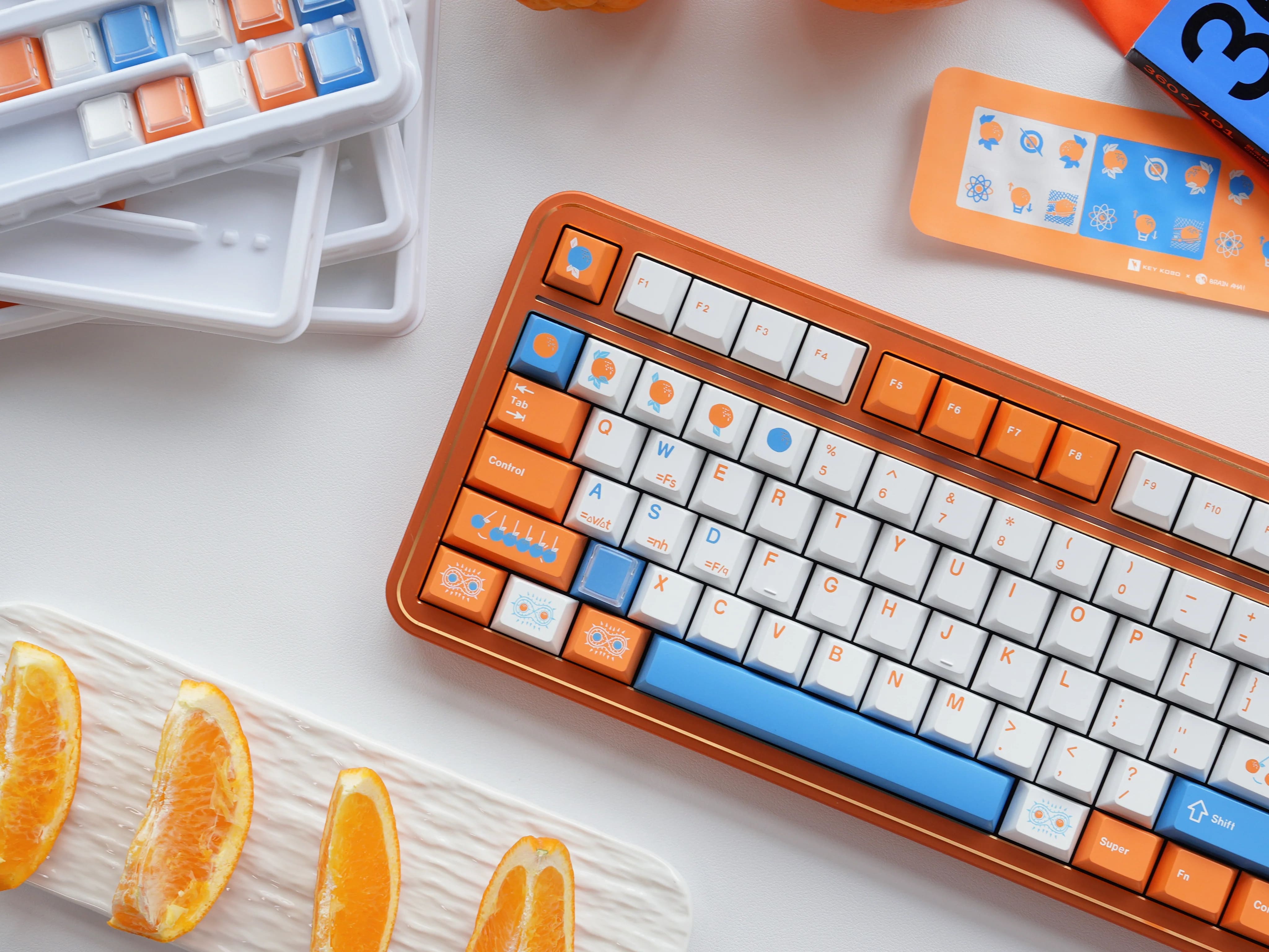 Keycap Keykobo Citrus Relativity Cherry ABS Doubleshot