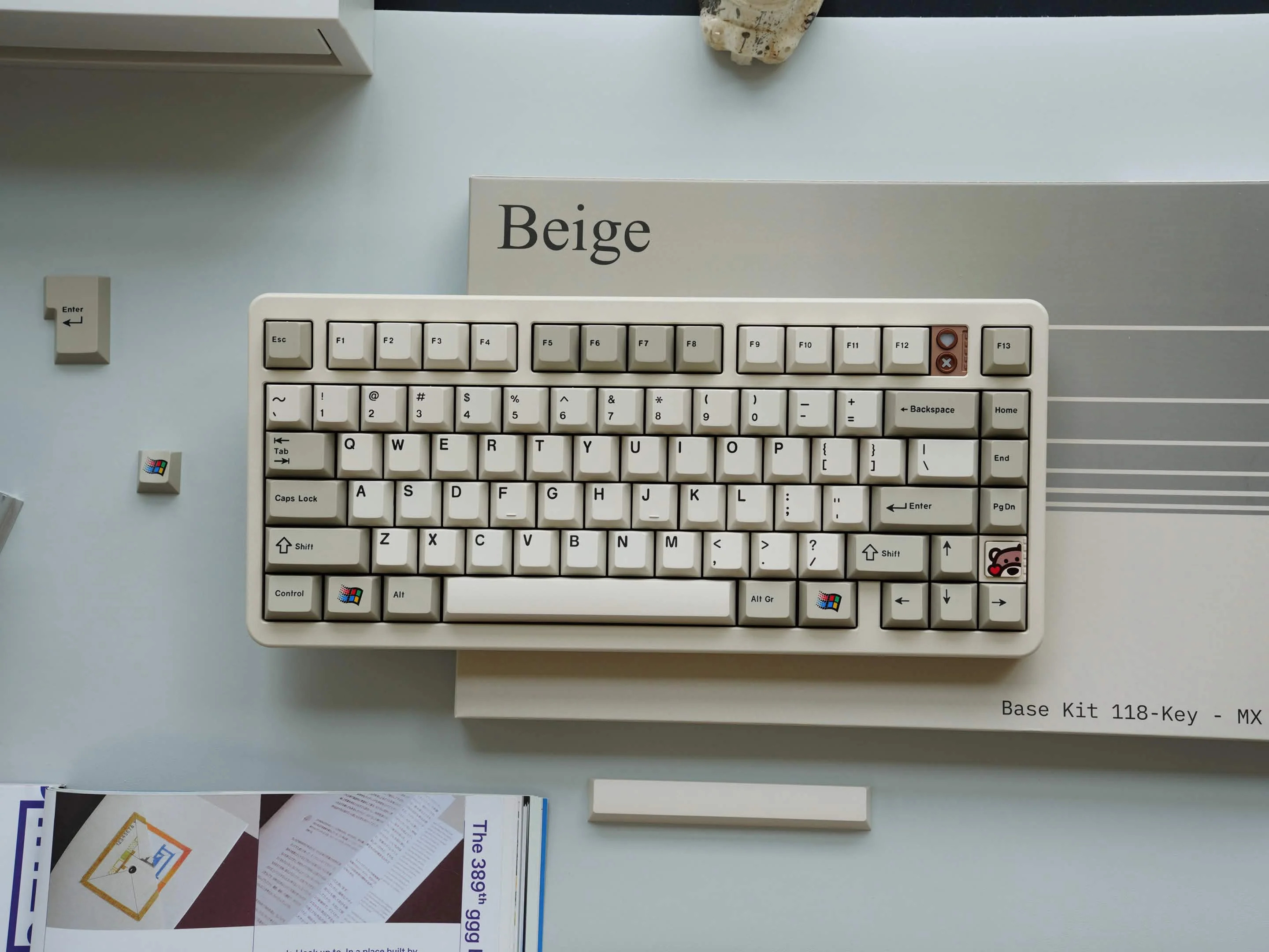 Keycap Keykobo Beige Cherry ABS Doubleshot