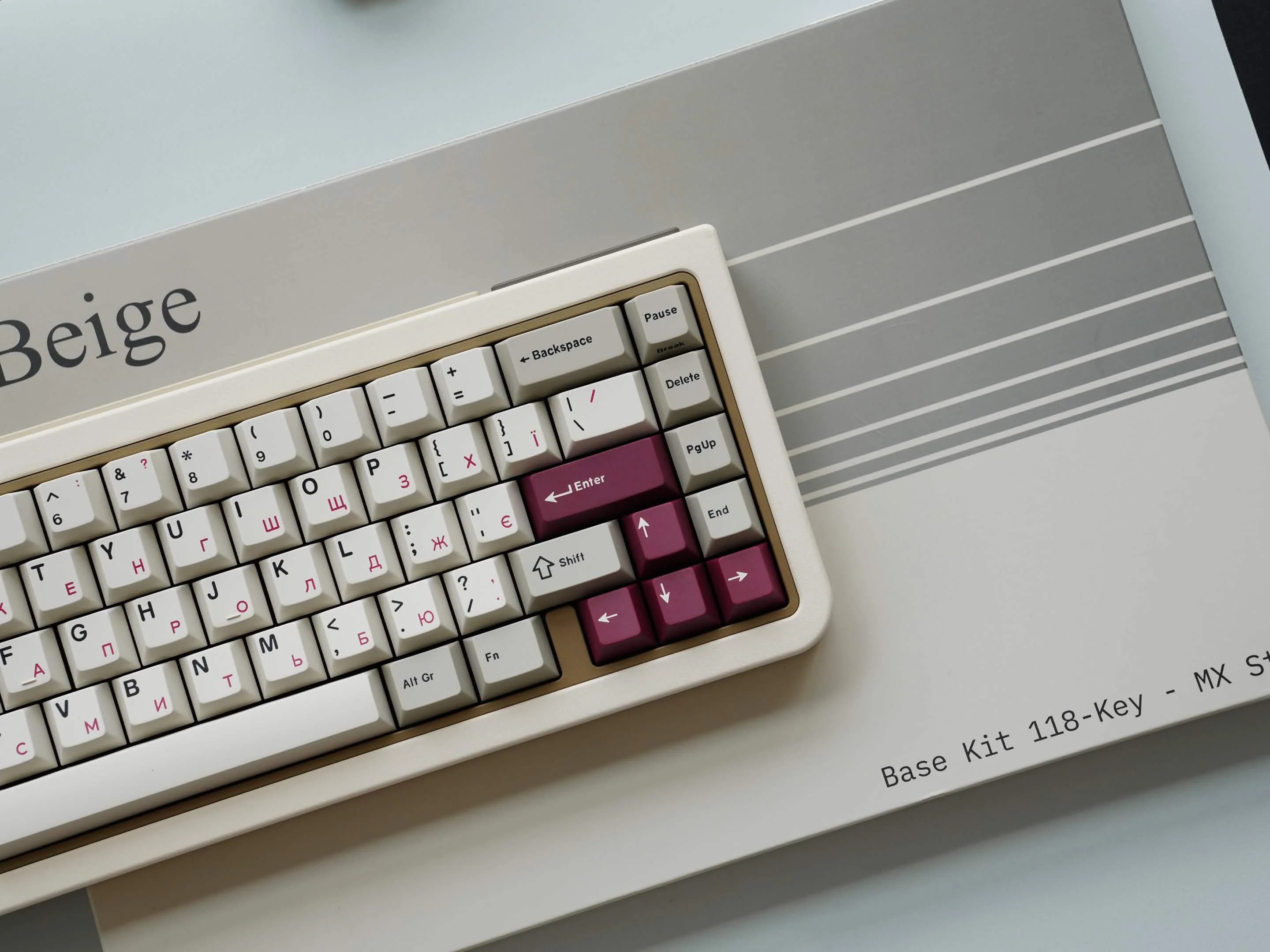 Keycap Keykobo Beige Cherry ABS Doubleshot