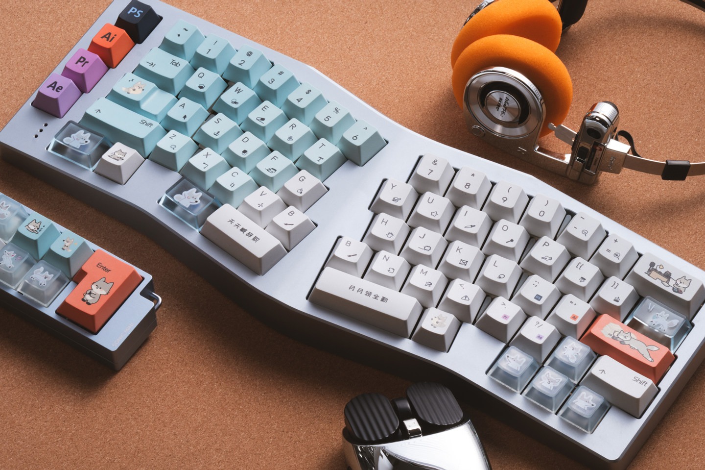 [ In Stock] Keycap Cherry TapTempo Fox 2 PBT Dyesub