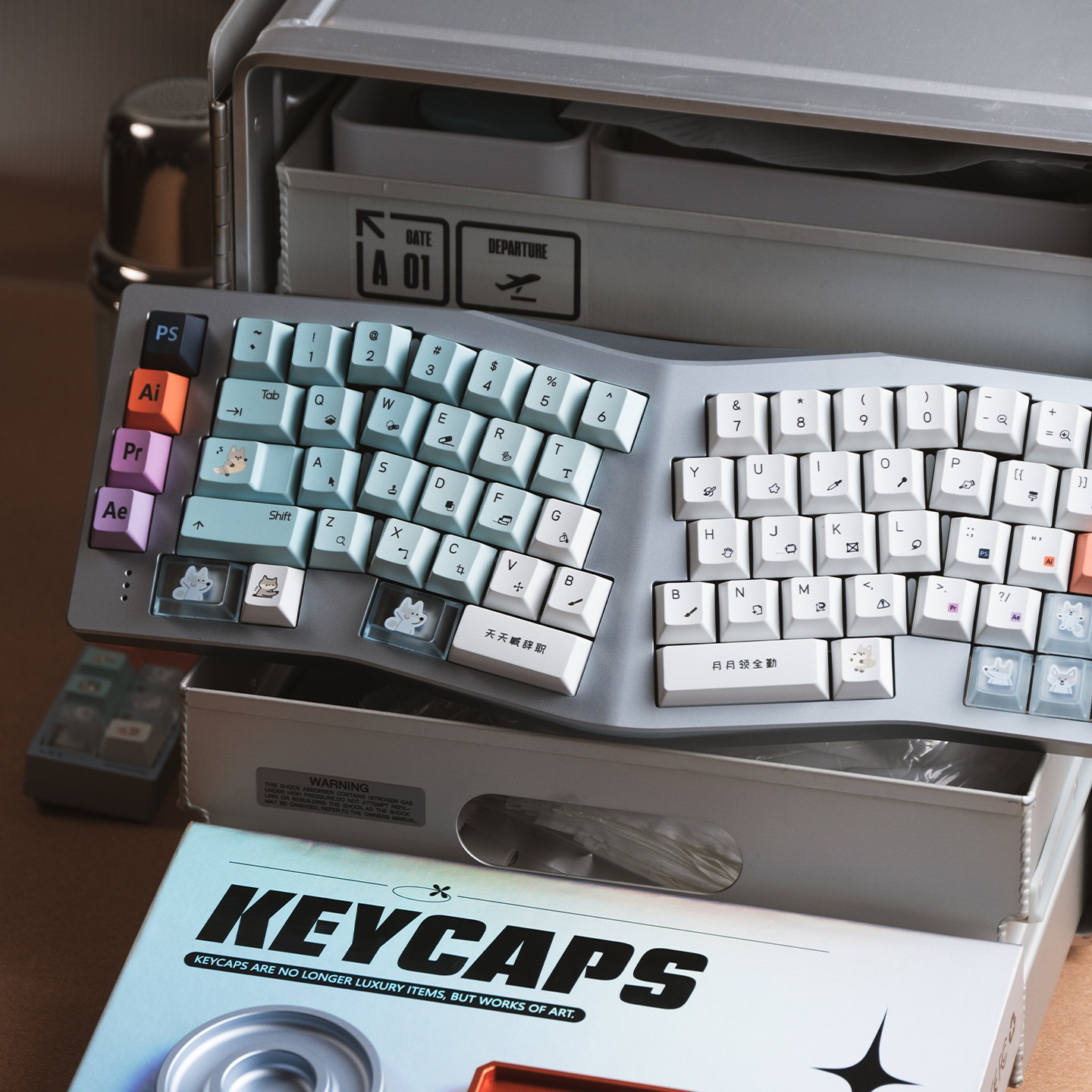 [ In Stock] Keycap Cherry TapTempo Fox 2 PBT Dyesub