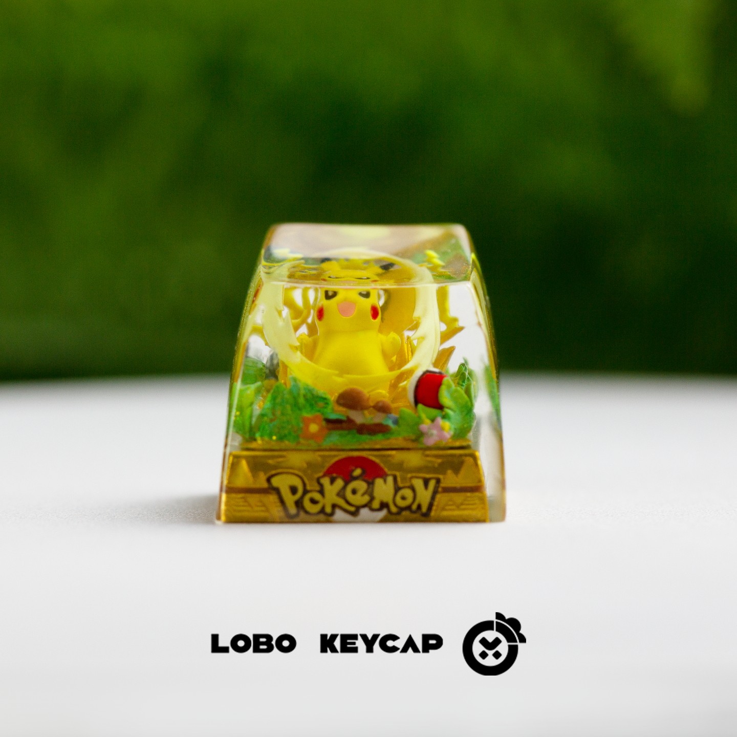 Keycap Artisan Lobo Pokemon Resin