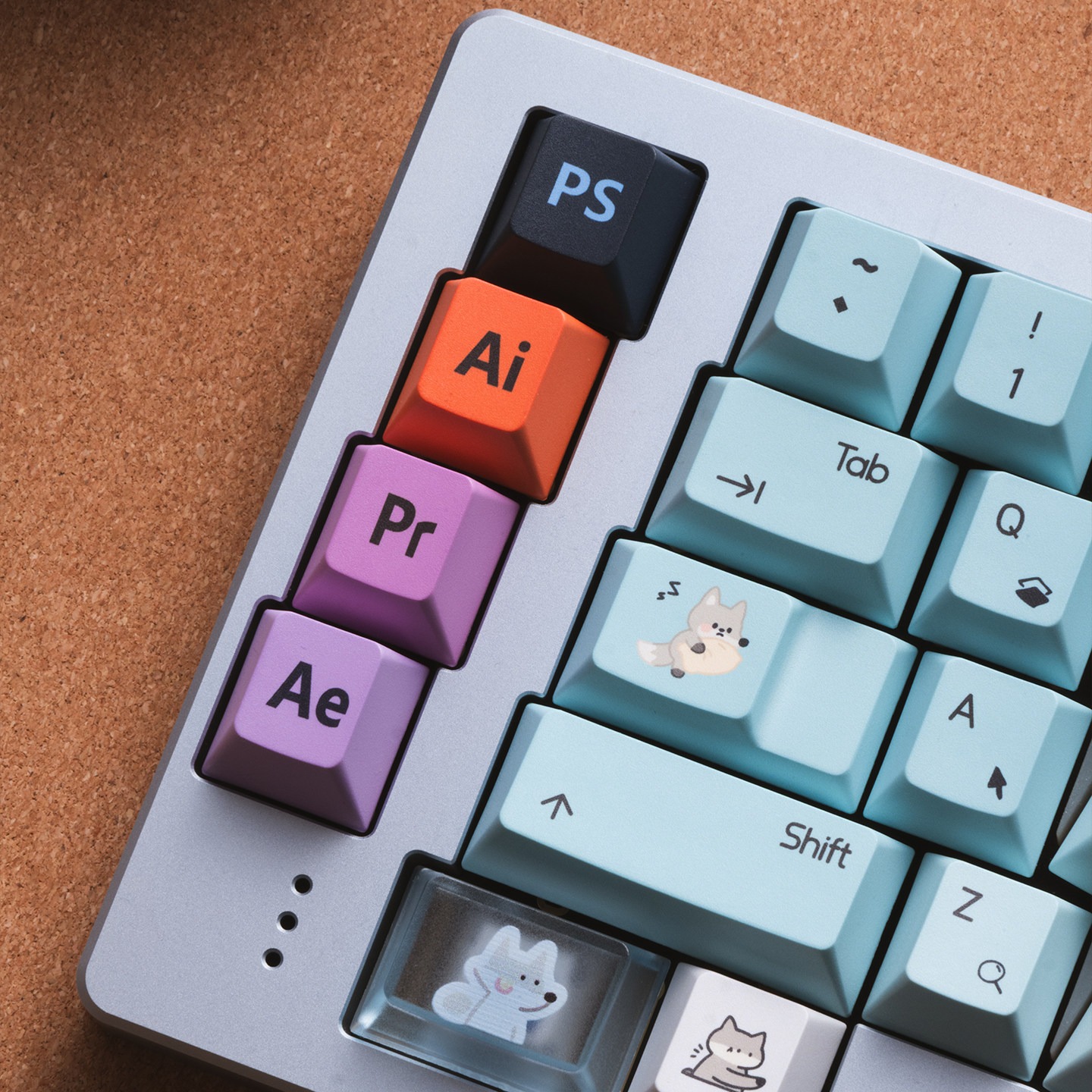 [ In Stock] Keycap Cherry TapTempo Fox 2 PBT Dyesub