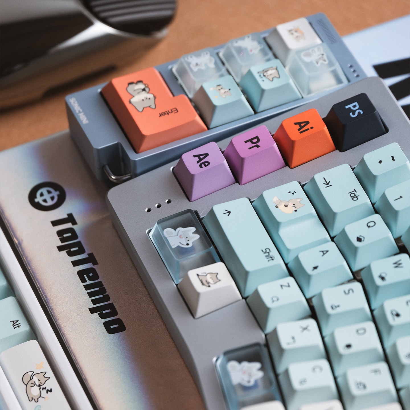 [ In Stock] Keycap Cherry TapTempo Fox 2 PBT Dyesub