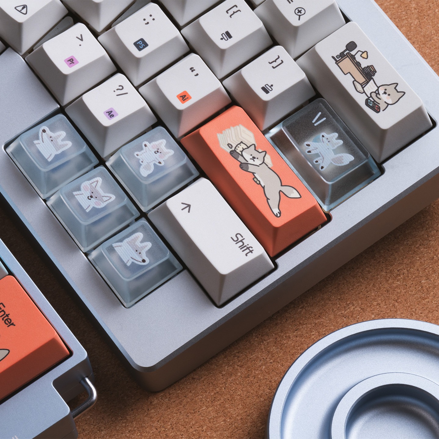 [ In Stock] Keycap Cherry TapTempo Fox 2 PBT Dyesub