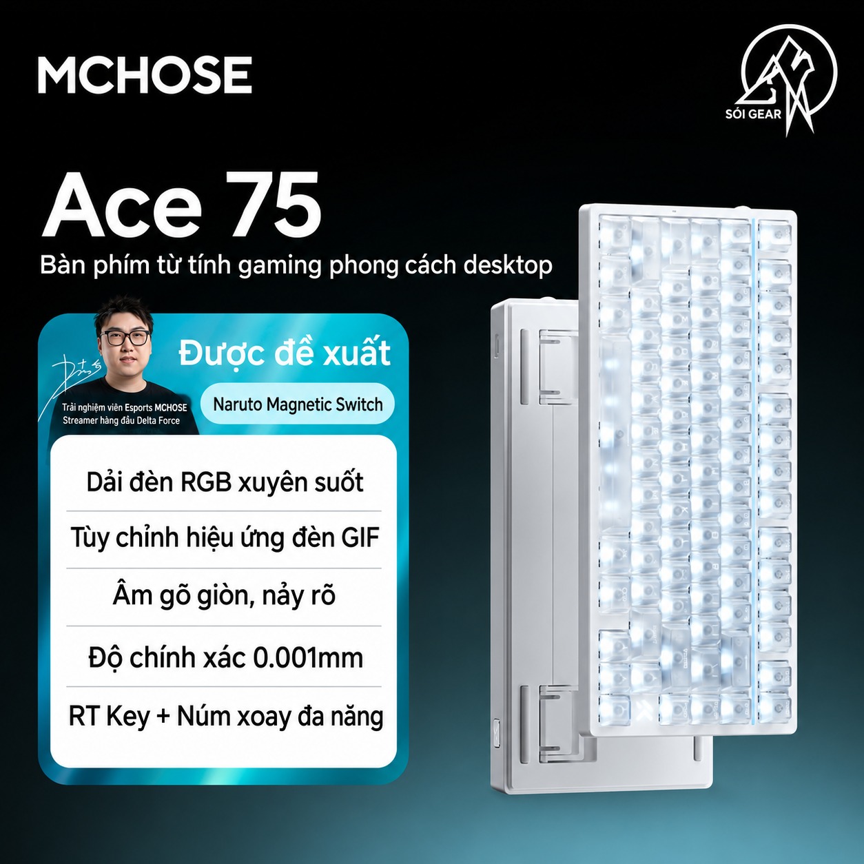 Bàn phím Mchose Ace75 HE