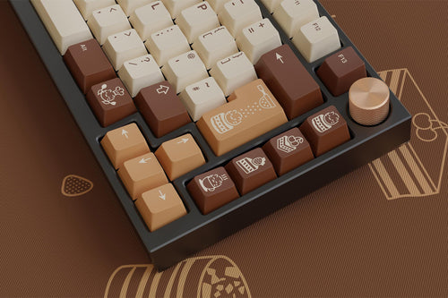 Keycap Cherry GMK Tiramisu Base + Novelties