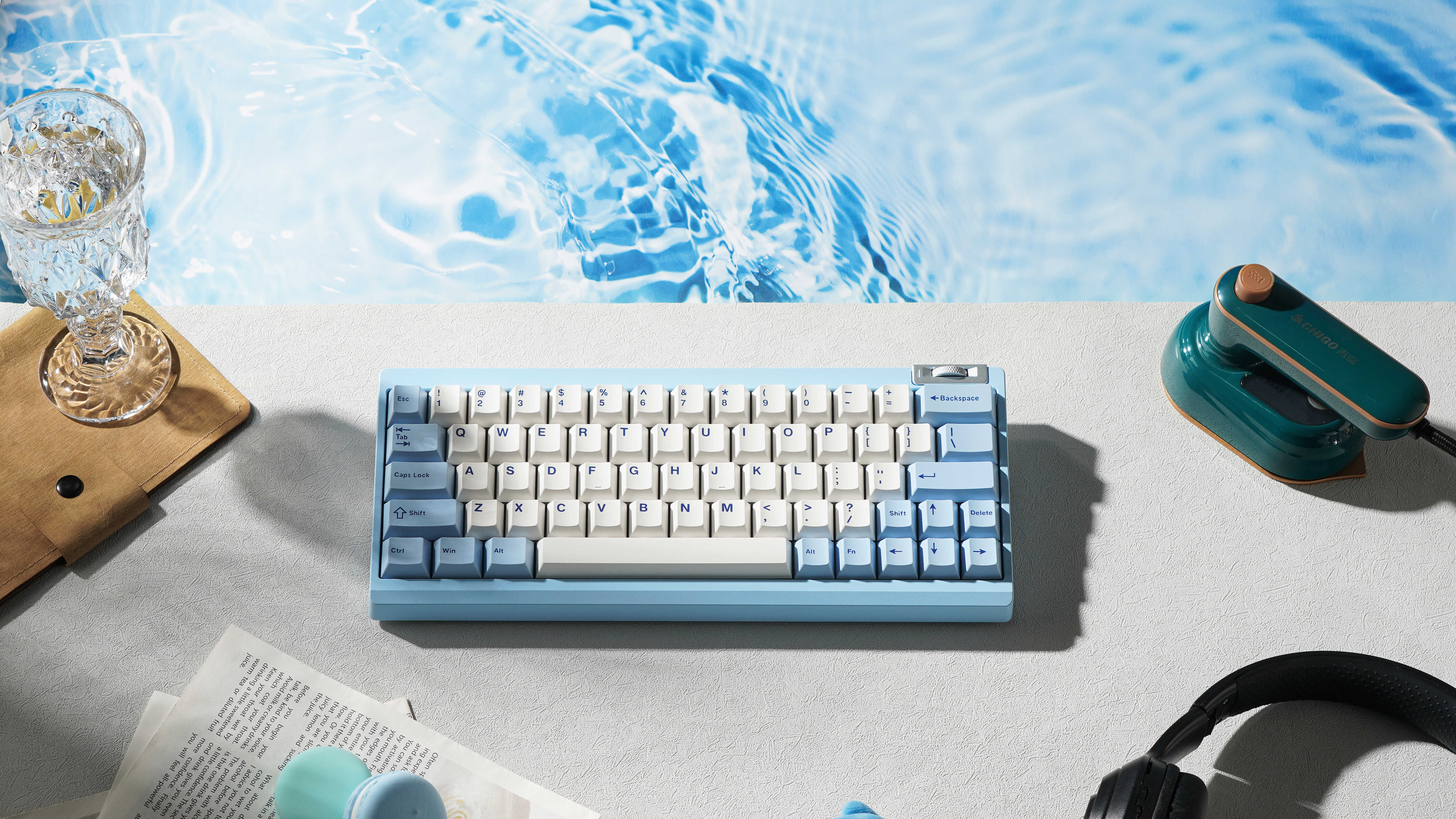 [GB] Zoom64 Mechanial Keyboard Kit - Cloud Mist Blue