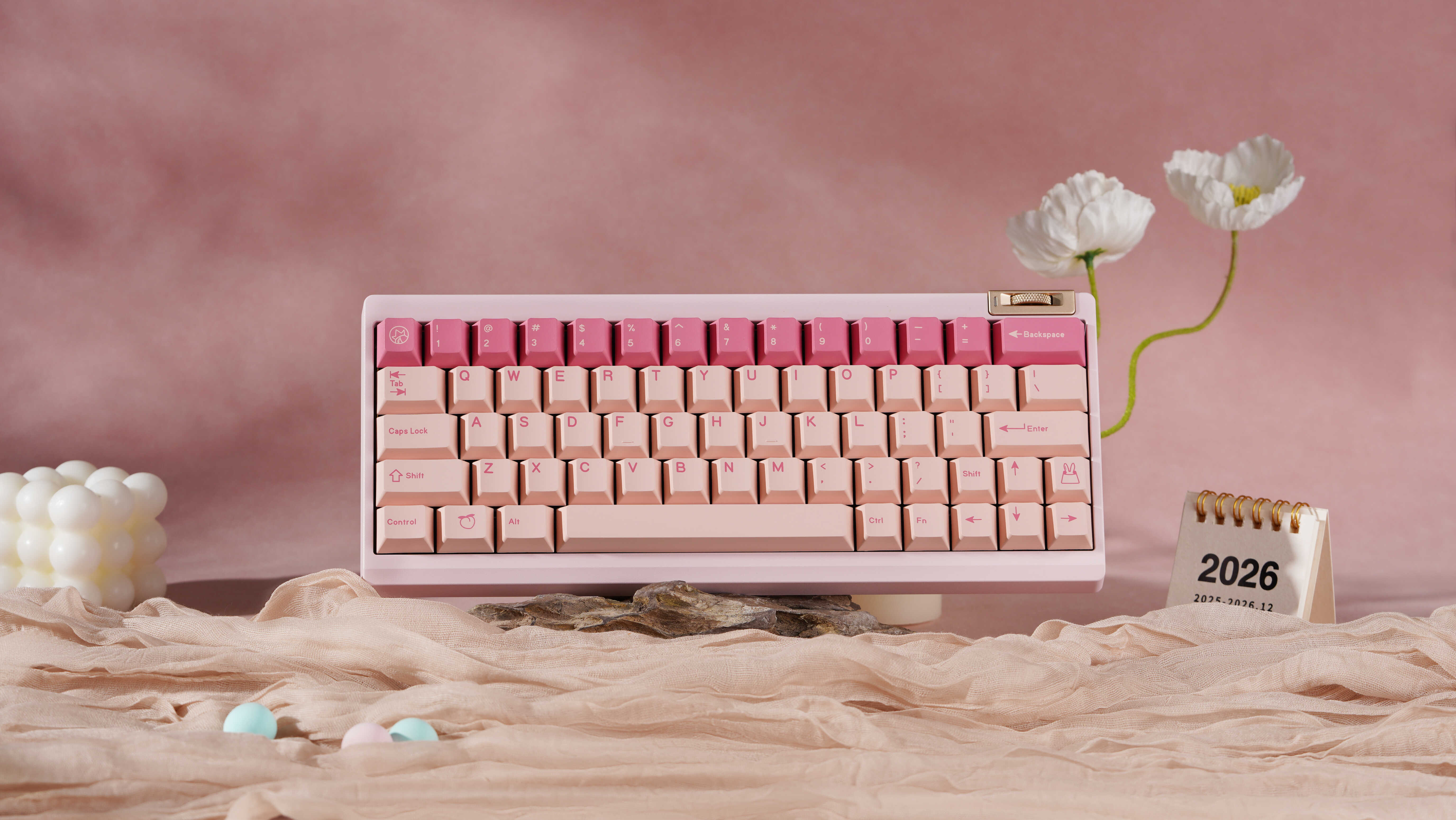 [GB] Zoom64 Mechanial Keyboard Kit - Coral Bloom