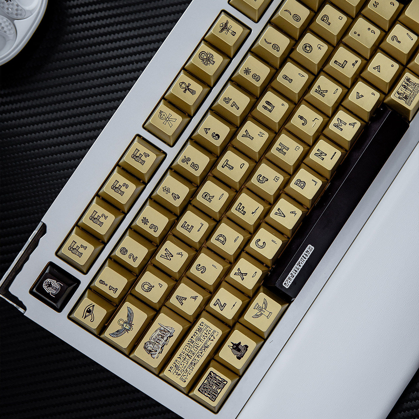 Keycap TapTempo Gold Egypt 2 Cherry PBT Dyesub (Bold)