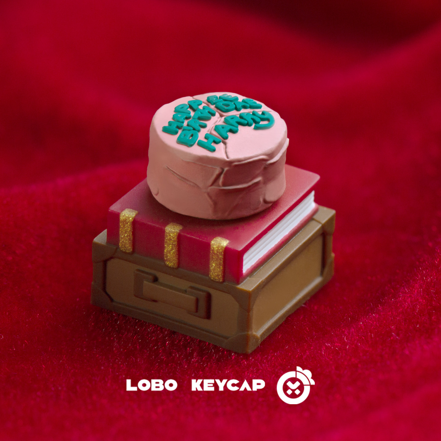 Keycap Artisan Lobo Harry Potter Cake (Xoay được)