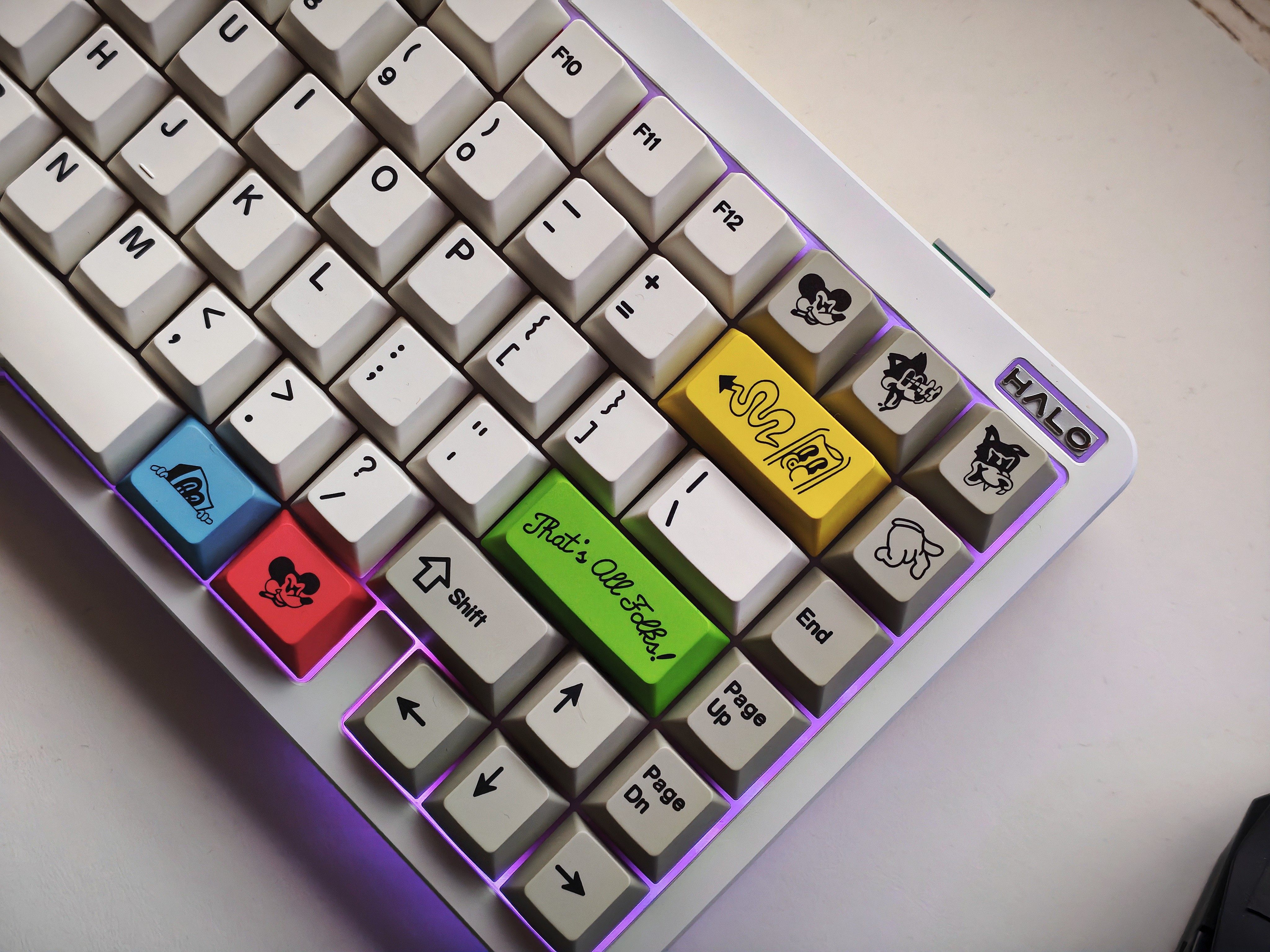 [In Stock] Keycap Walker Rubrehose Cherry PBT Dyesub