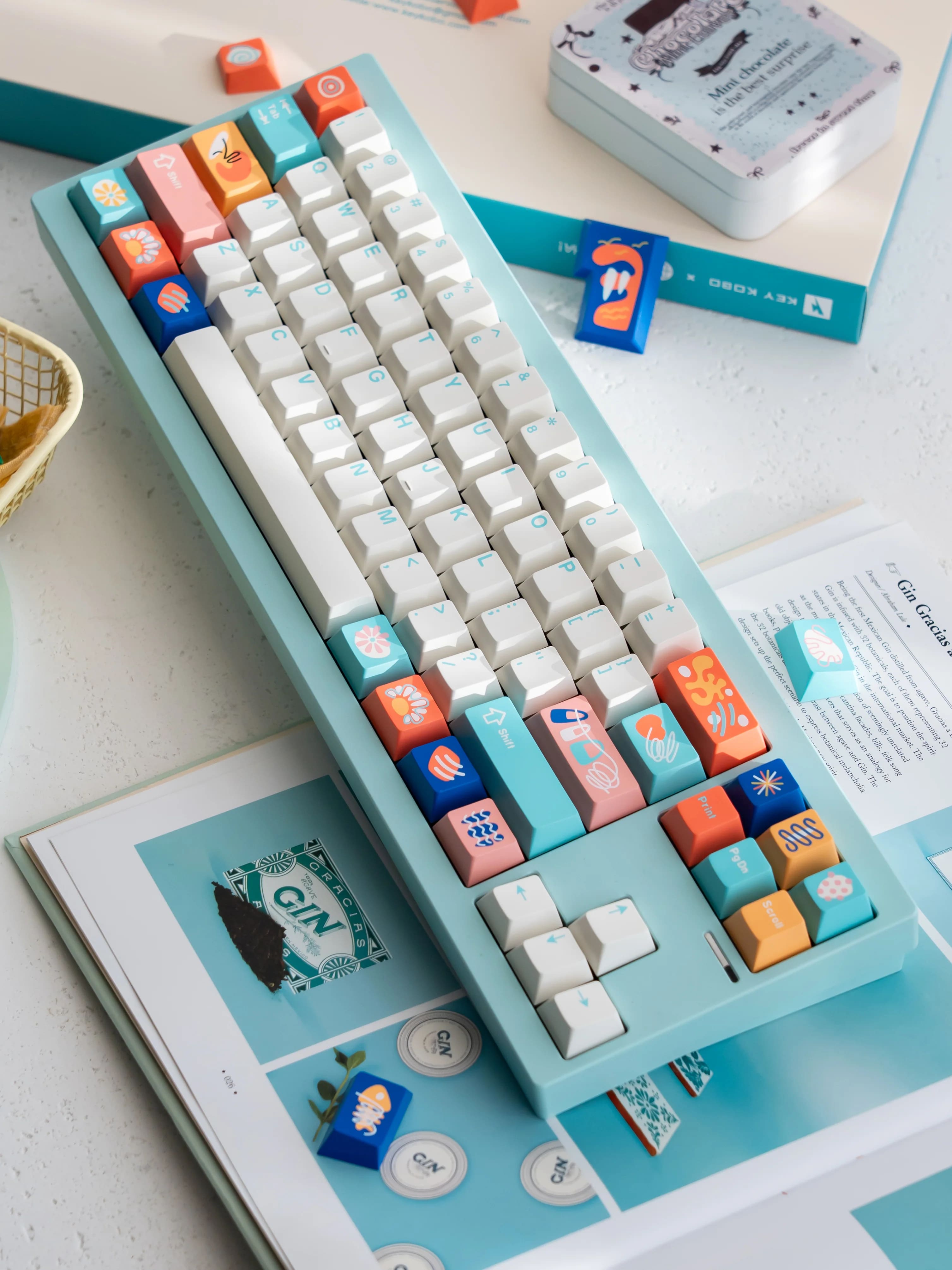 Keycap KeyKobo Cinque Terre Cherry ABS Doubleshot