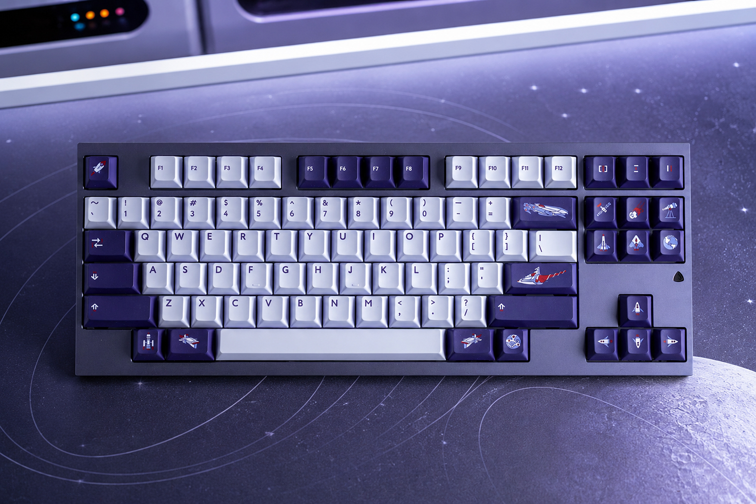 Keycap PBTFans Voyager Cherry PBT Dyesub