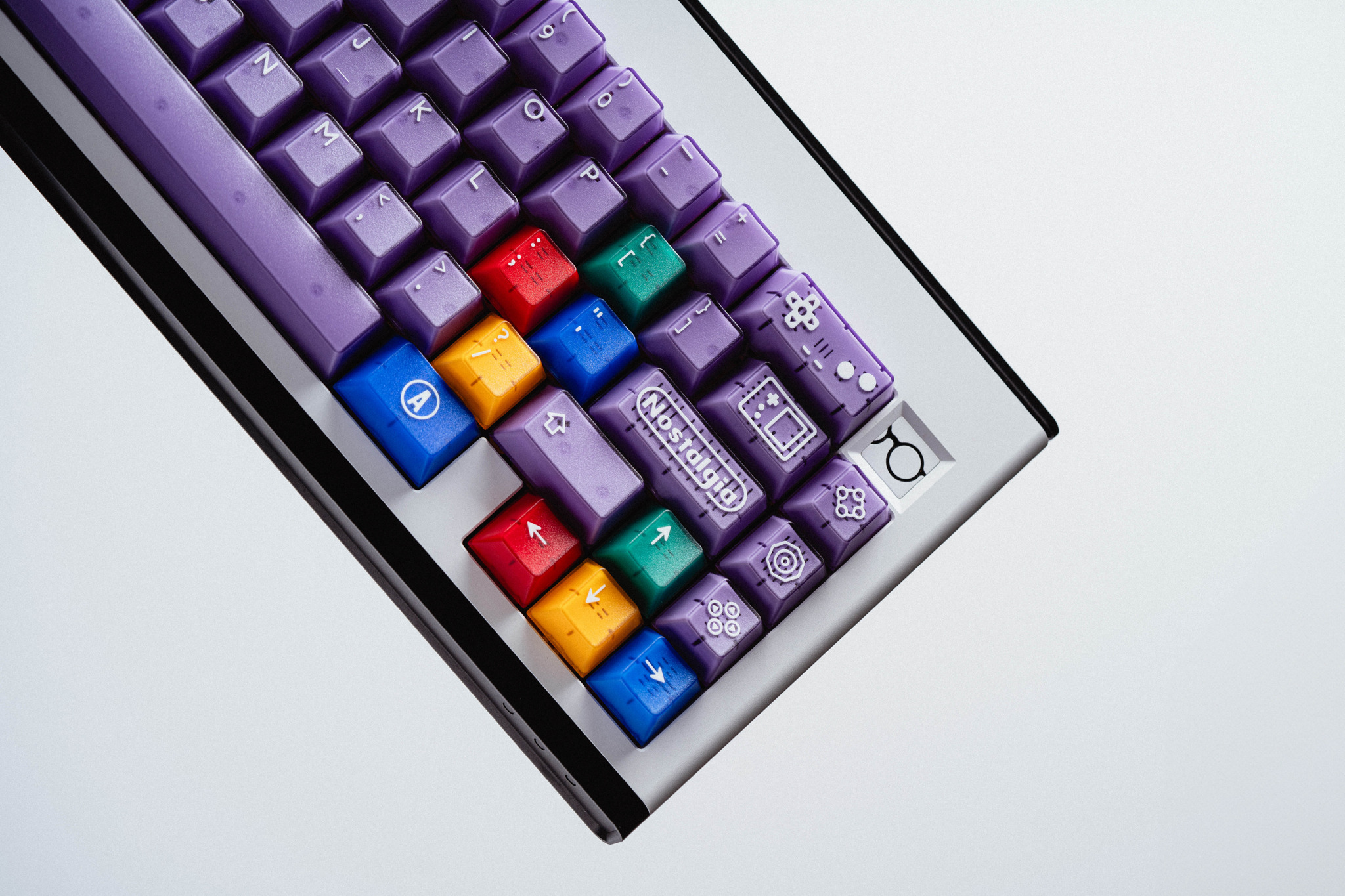 Keycap PBTfans Atomic Purple R2 Cherry PBT Doubleshot