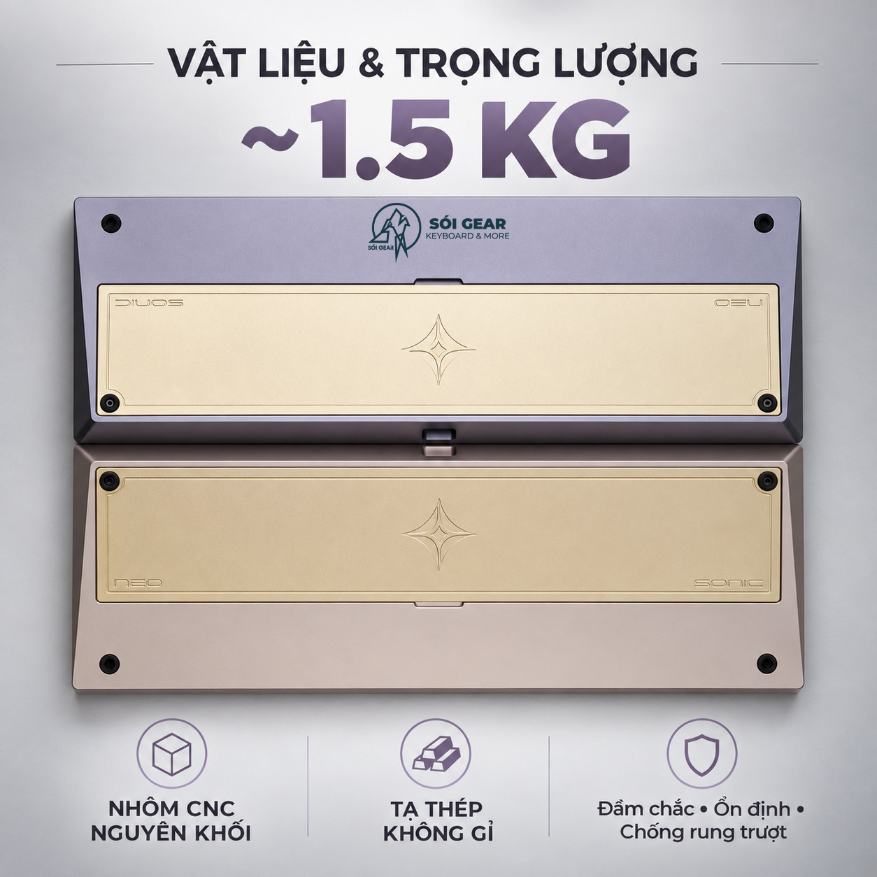 [In Stock] Bàn phím Neo65 Sonic He+