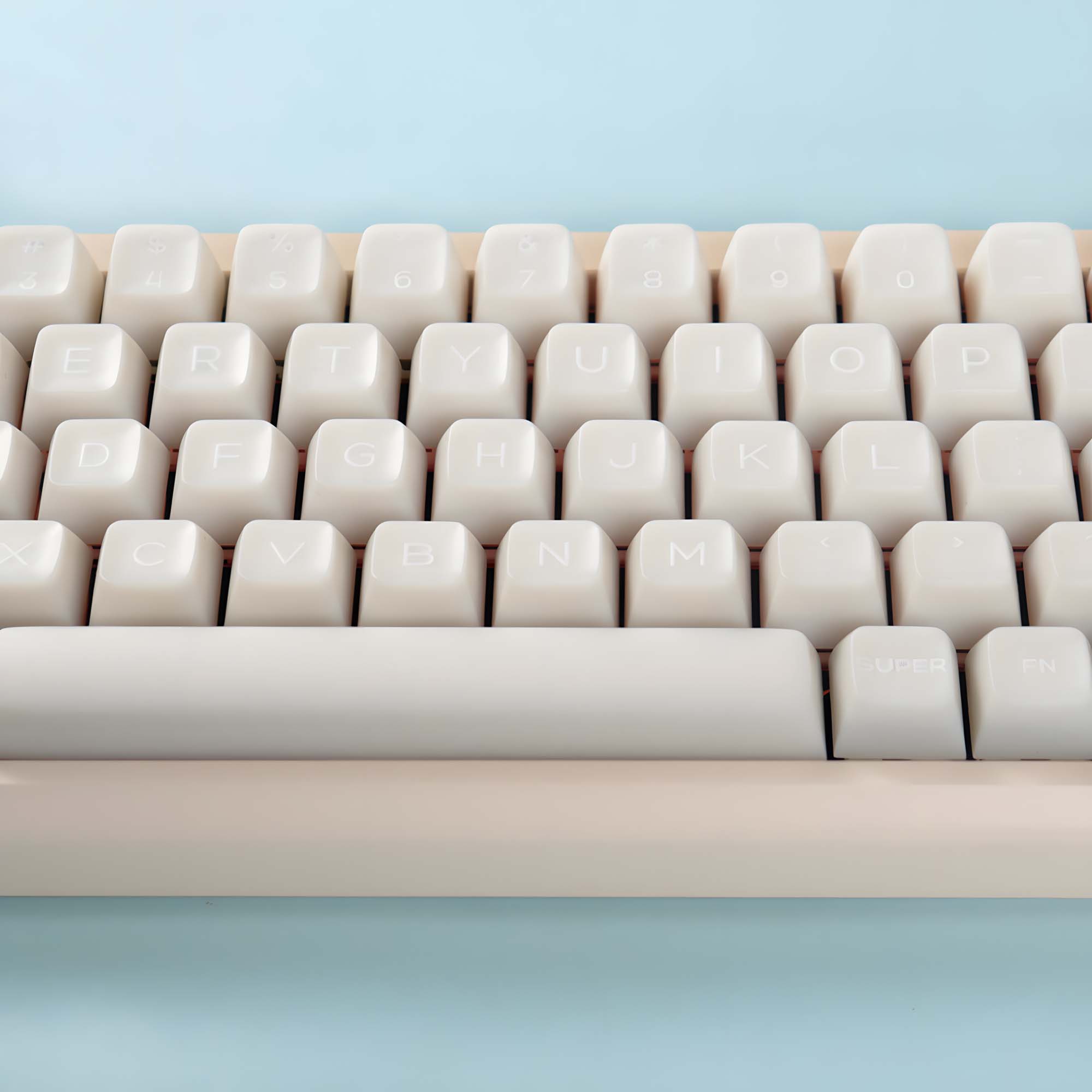 Keycap SA White Marble Mintcaps  PBT doubleshot