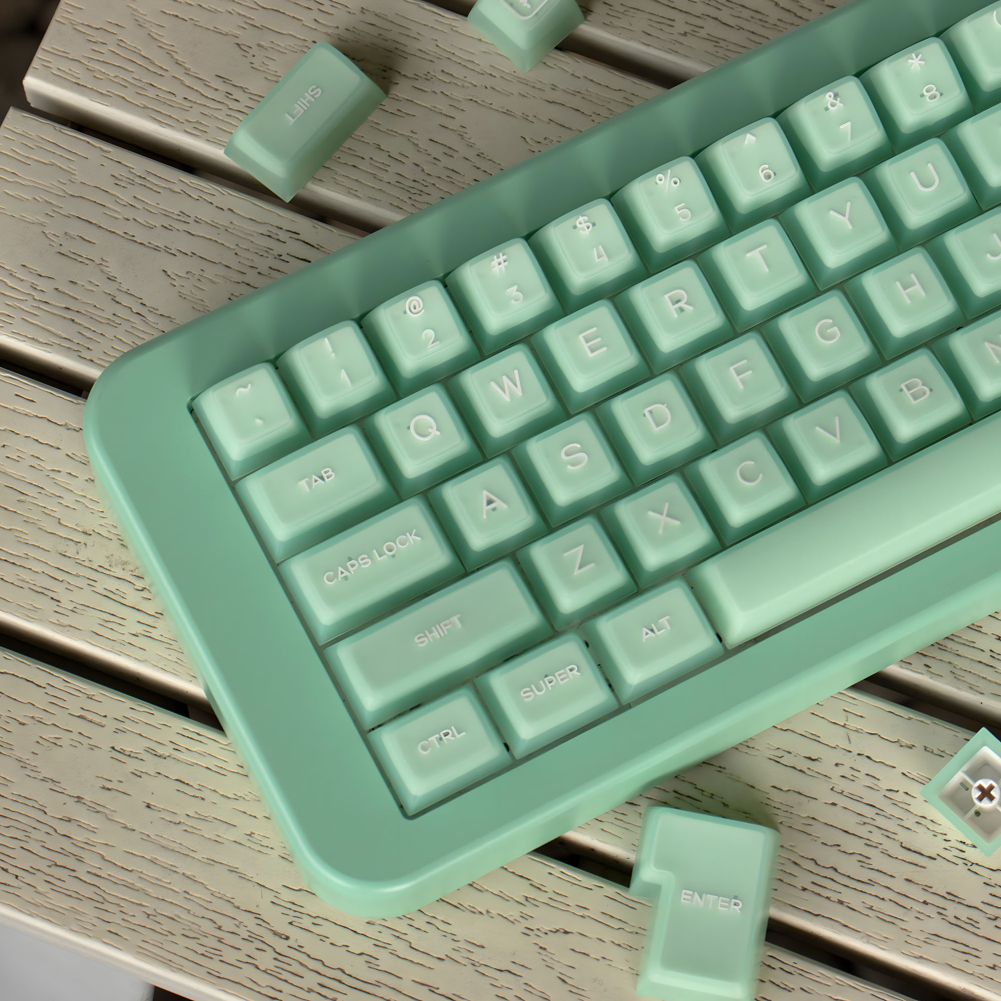 Keycap SA Mintcaps Jinyu PBT doubleshot