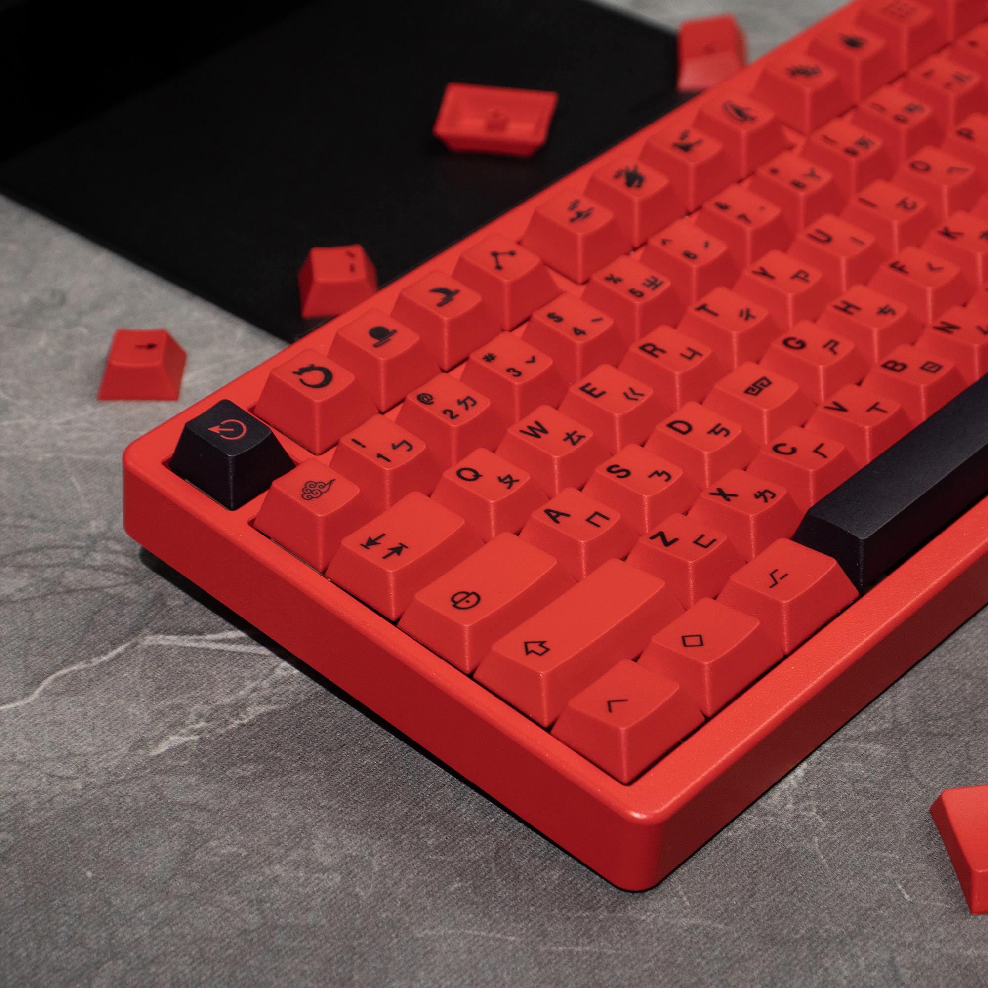 Keycap Cherry Mintcaps Đỏ PBT Dyesub