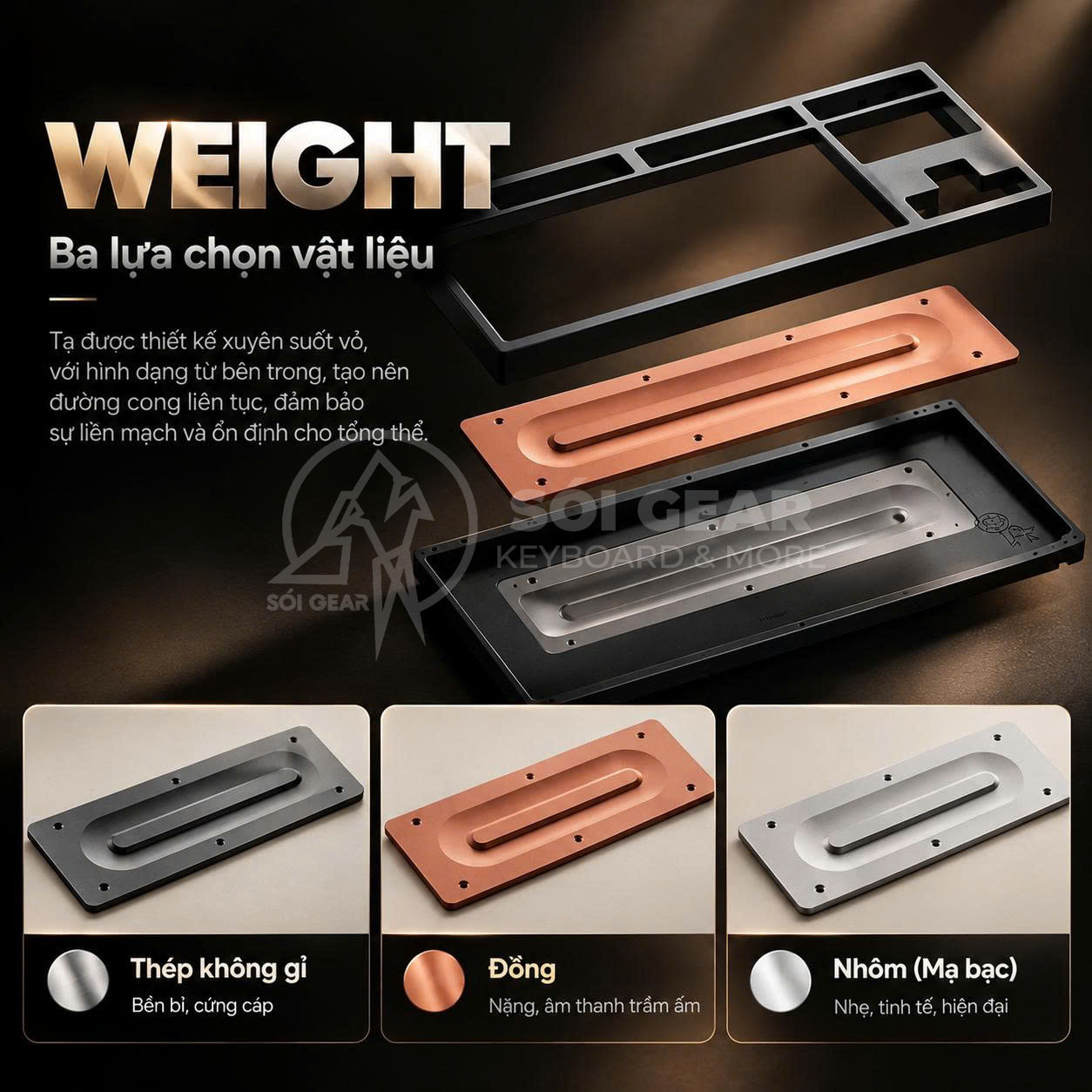 [GB] KIT Bàn phím Chamber TKL - Top Case