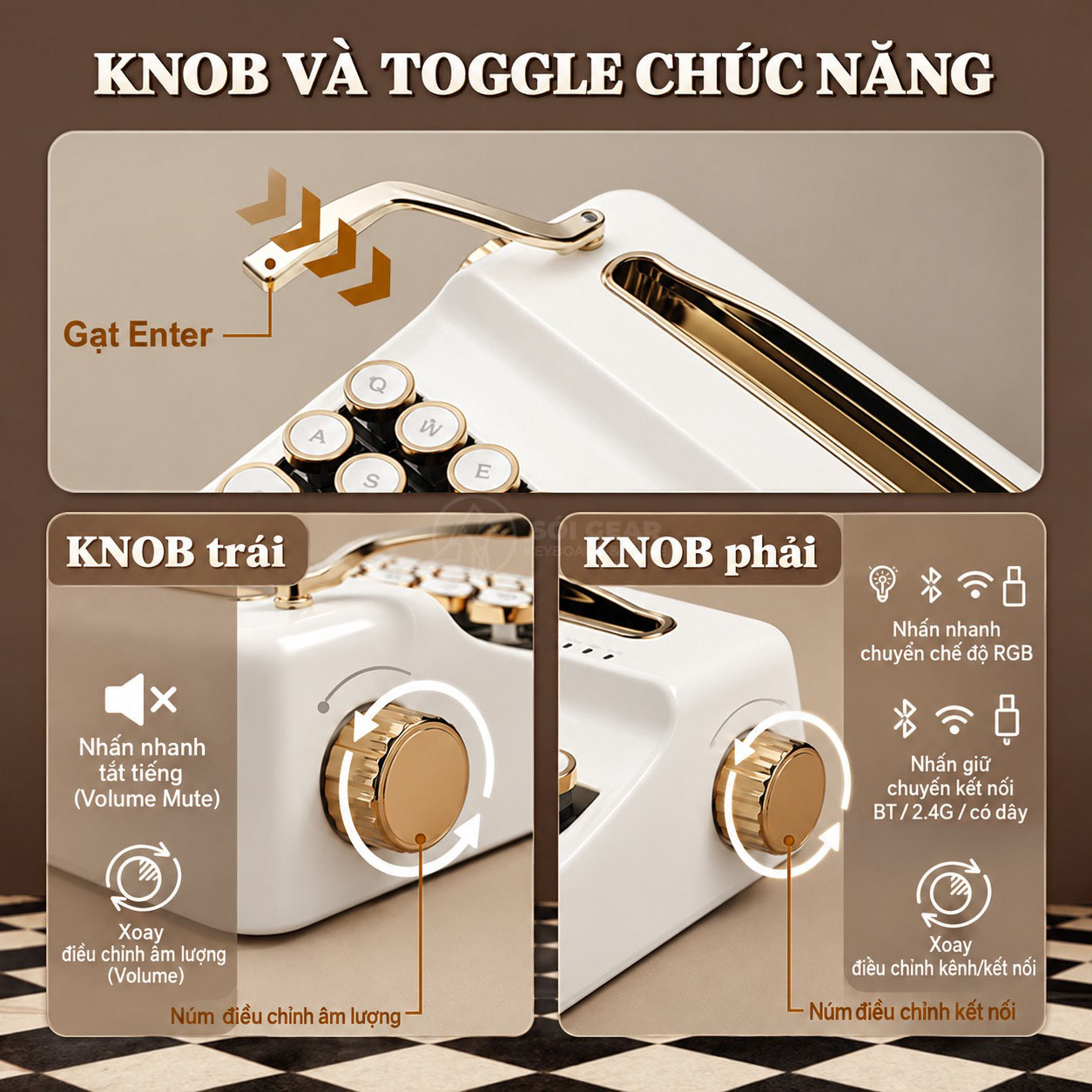 Bàn phím cơ Yunzii QL75