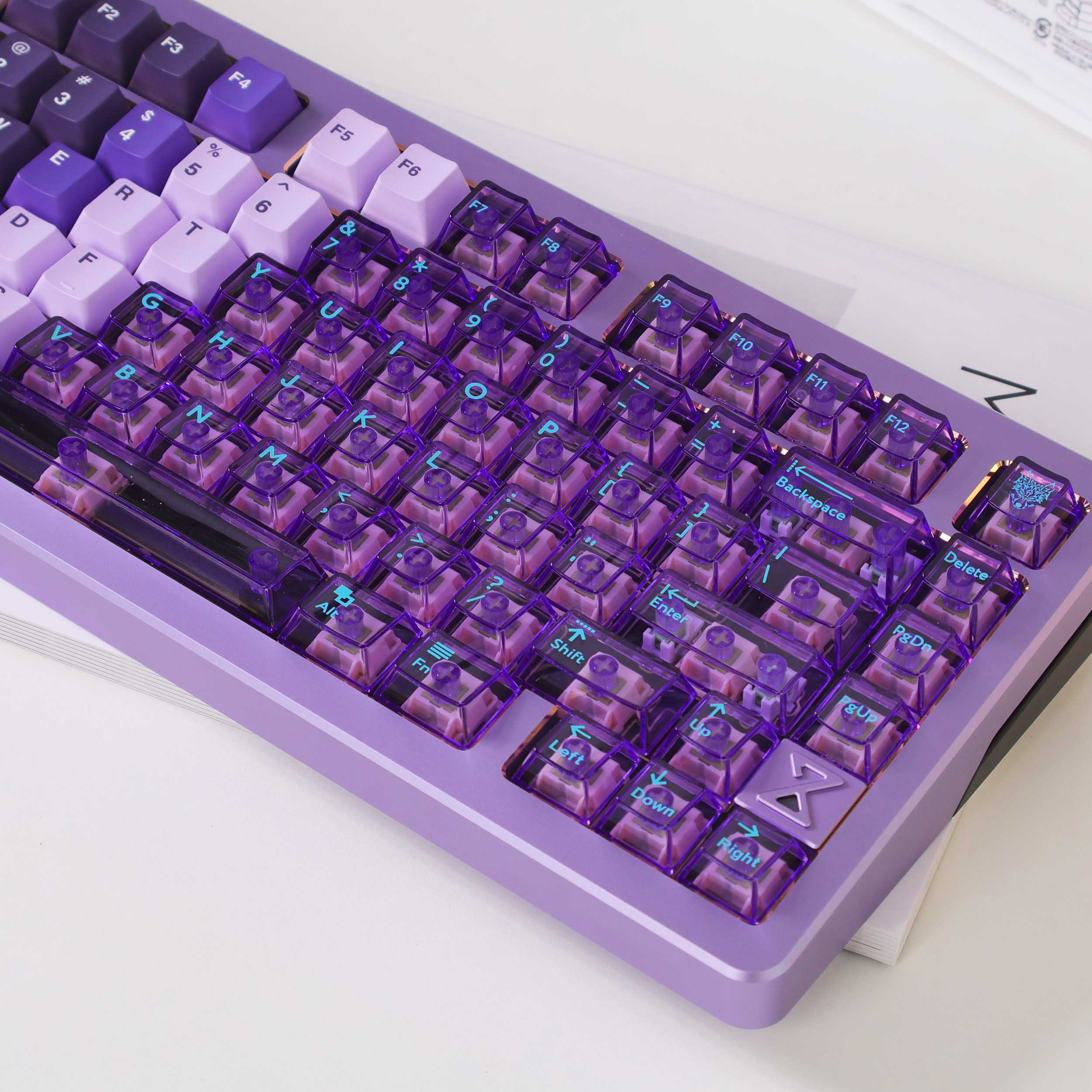 Keycap Cherry Mintcaps Núi Tuyết PBT+PC