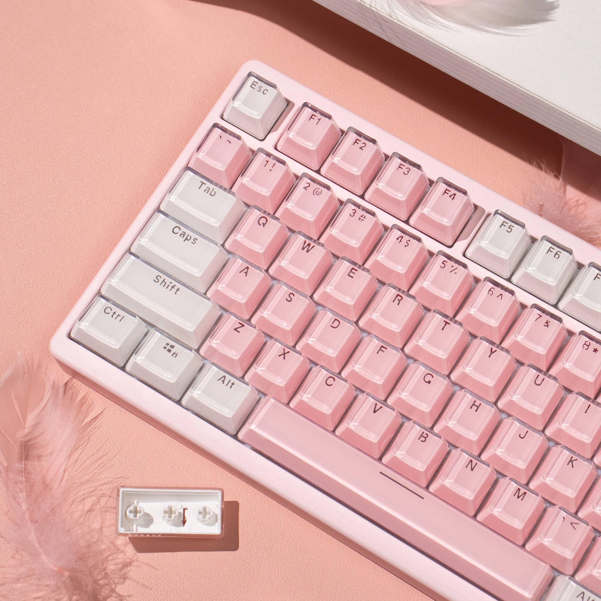 Keycap OEM Mintcaps Crystal Jelly ABS Doubleshot