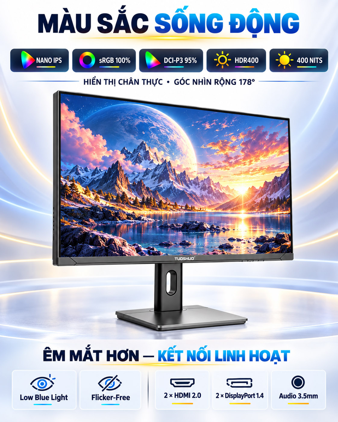 Màn hình Tuoshuo AL276QE | AL276QA (27 Inch/200Hz/2K/NanoIPS)