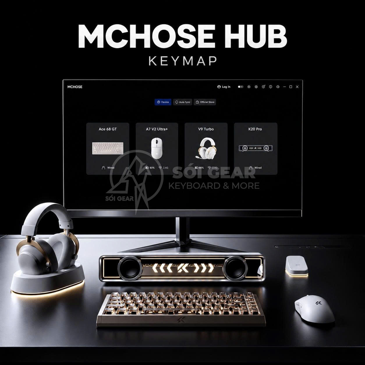 Bàn Phím Mchose Ace68 GT HE
