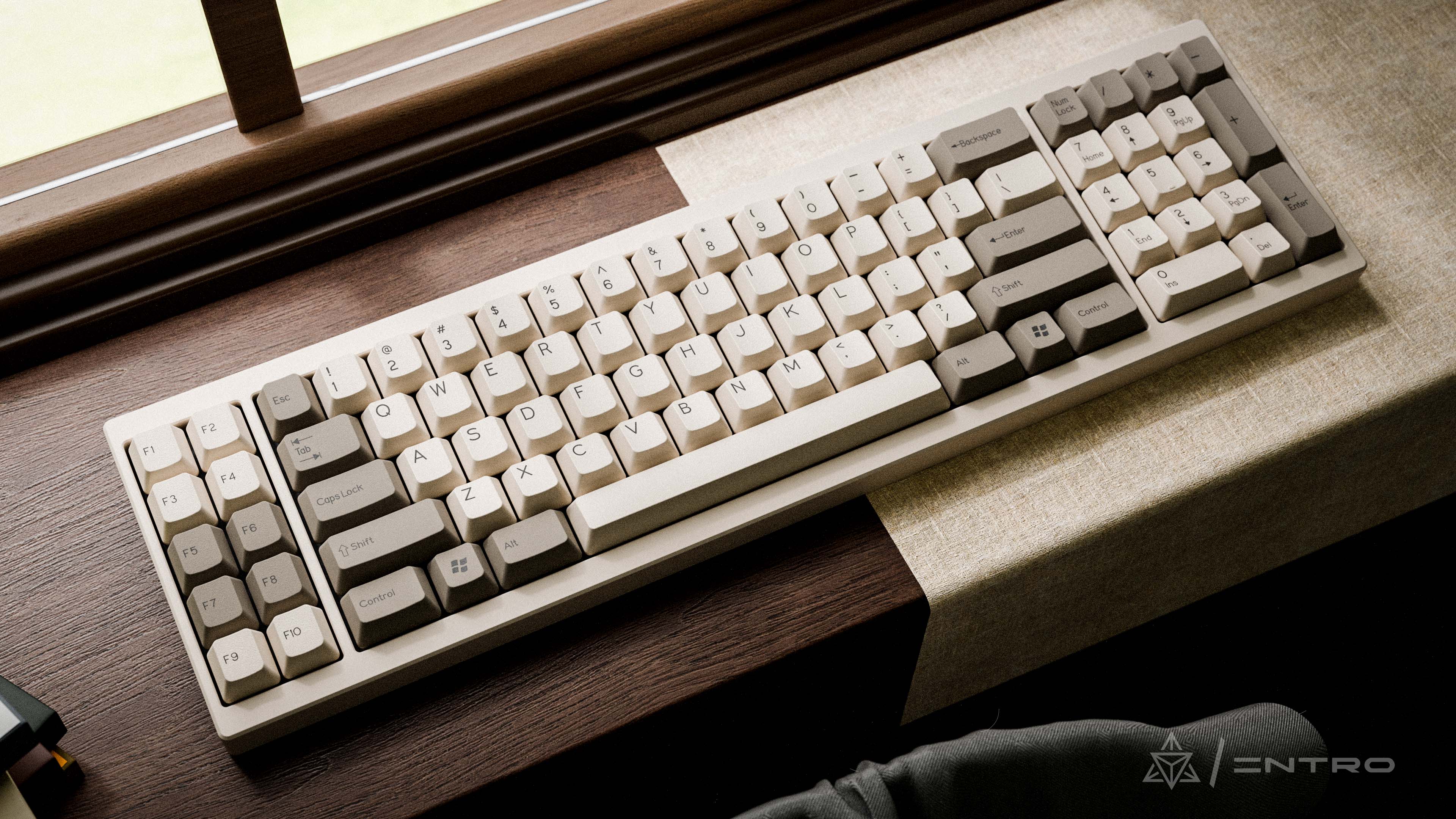 Keycap DCS Intro - WOB & Beige