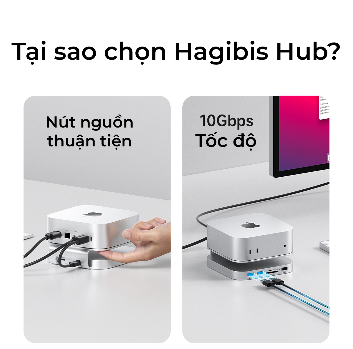 HAGiBiS Hub cho Mac Mini M4