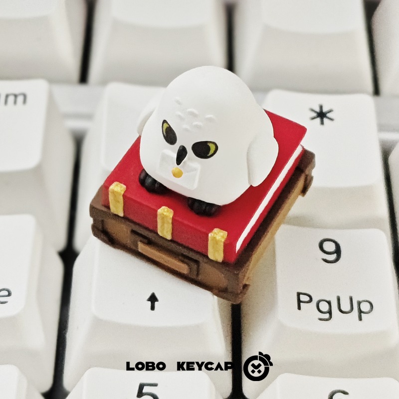 Keycap Artisan Lobo Harry Potter Hedwig