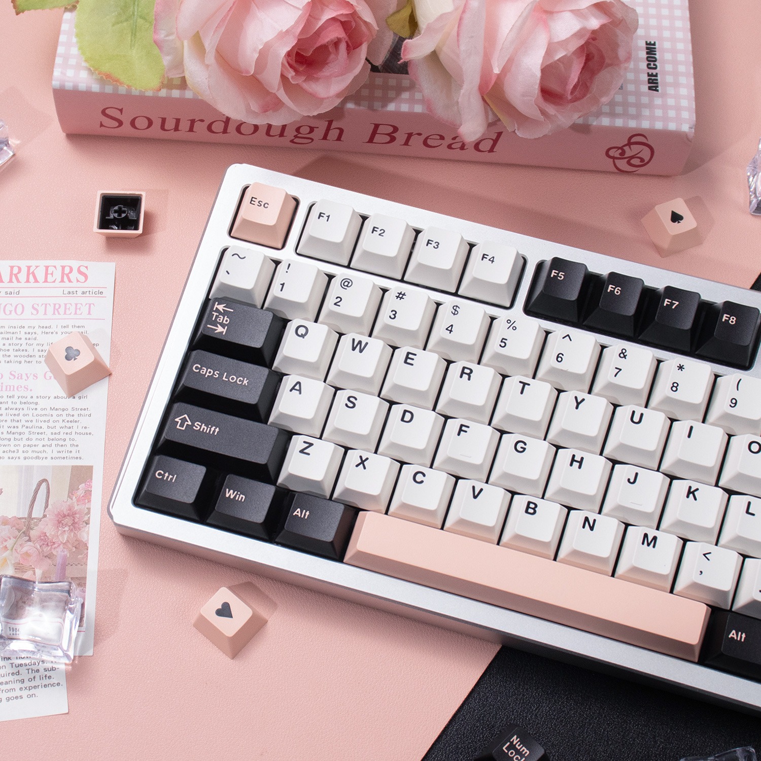 Keycap Mintcaps Cherry Olivia ABS Doubleshot