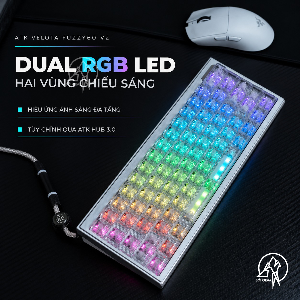 [In Stock] ATK x VELOTA FUZZY 60 V2 HE | FUZZY 63 V2 HE