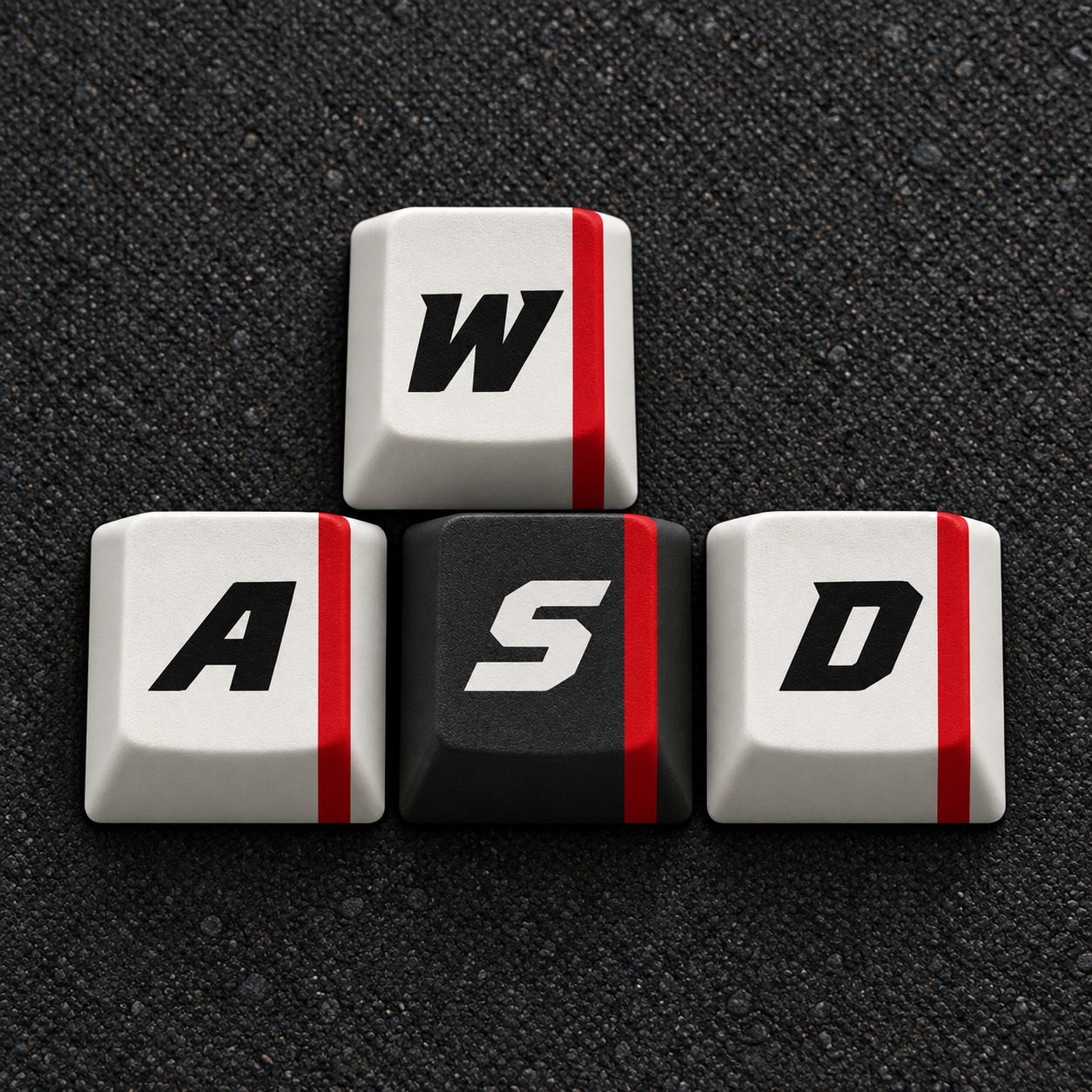 Keycap Soikey Novelties Kit W-A-S-D Cherry PBT Dyesub