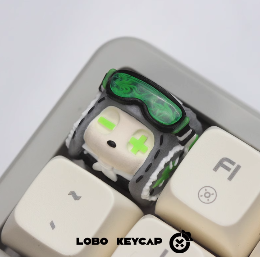 Keycap Lobo Artisan Flight V1 Xuyên LED