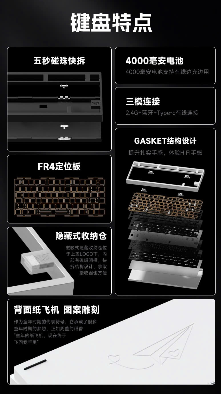 [In Stock] D75 Keyboard