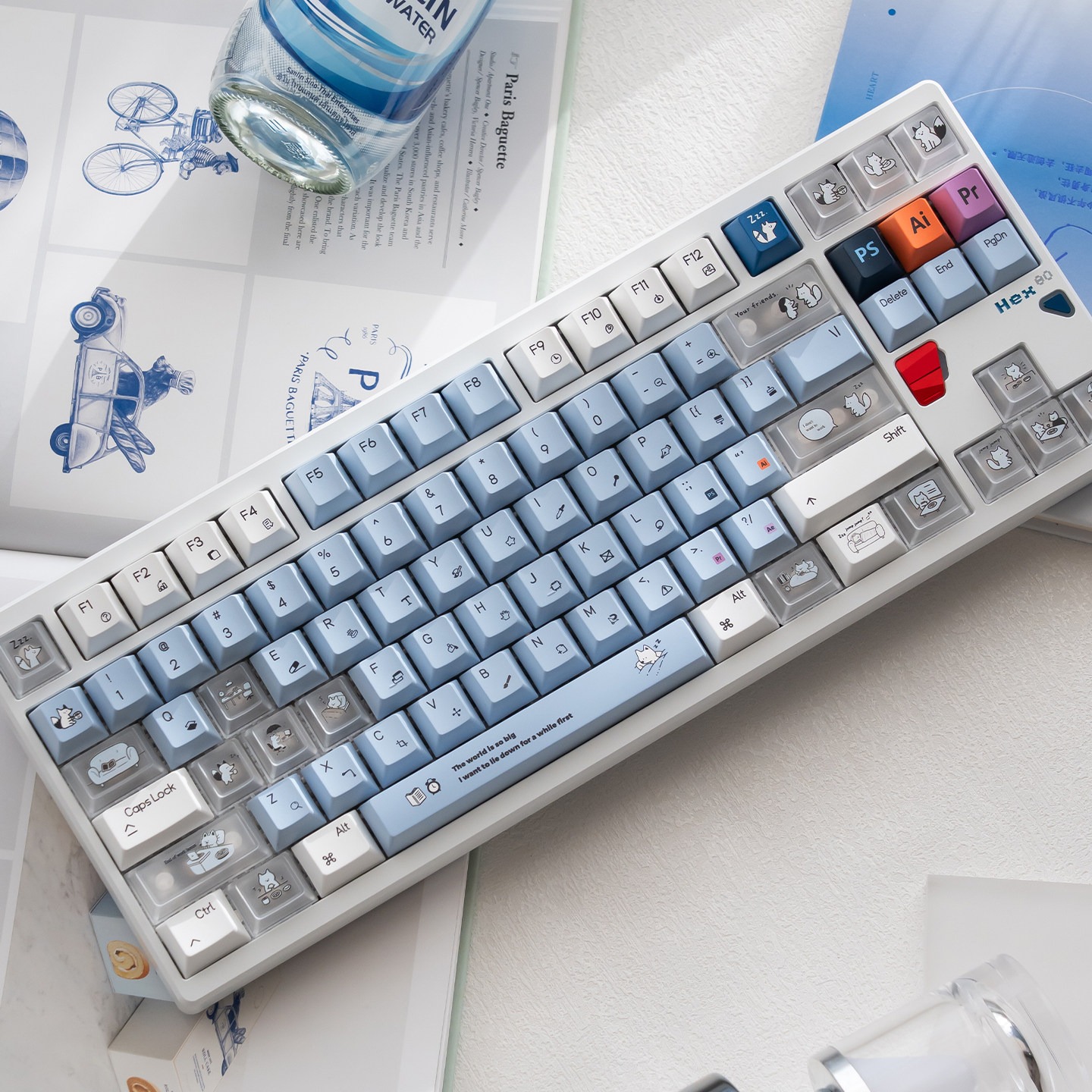 [In Stock] Keycap Cherry TapTempo Fox 3 PBT Dyesub