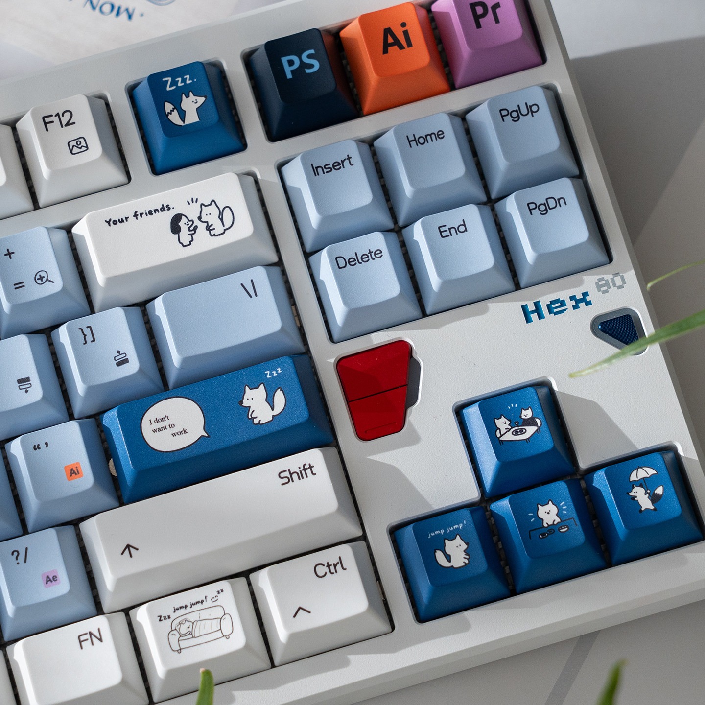 [In Stock] Keycap Cherry TapTempo Fox 3 PBT Dyesub