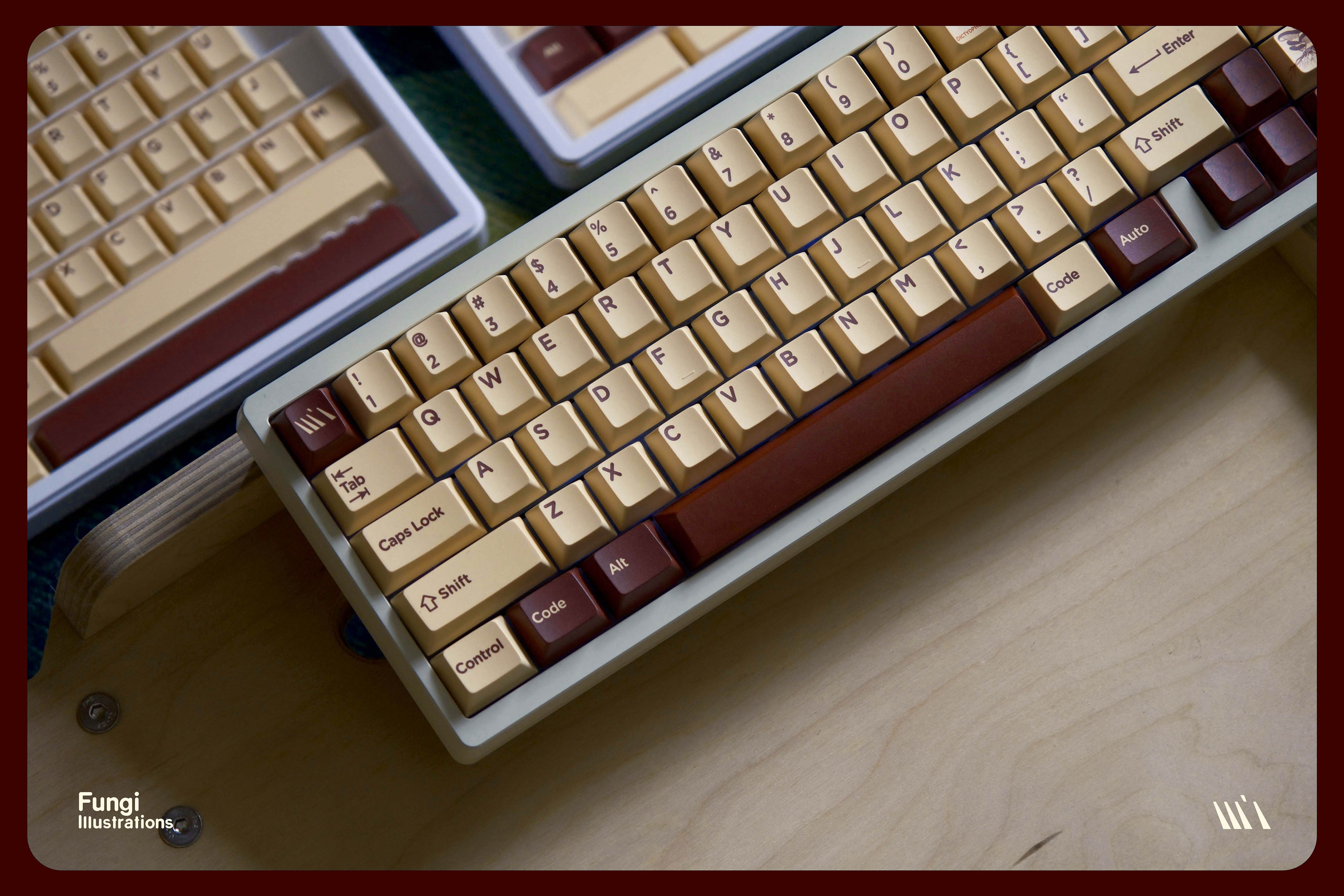 [In Stock] Keycap Cherry Wukds Fungi Illustrations PBT Dyesub