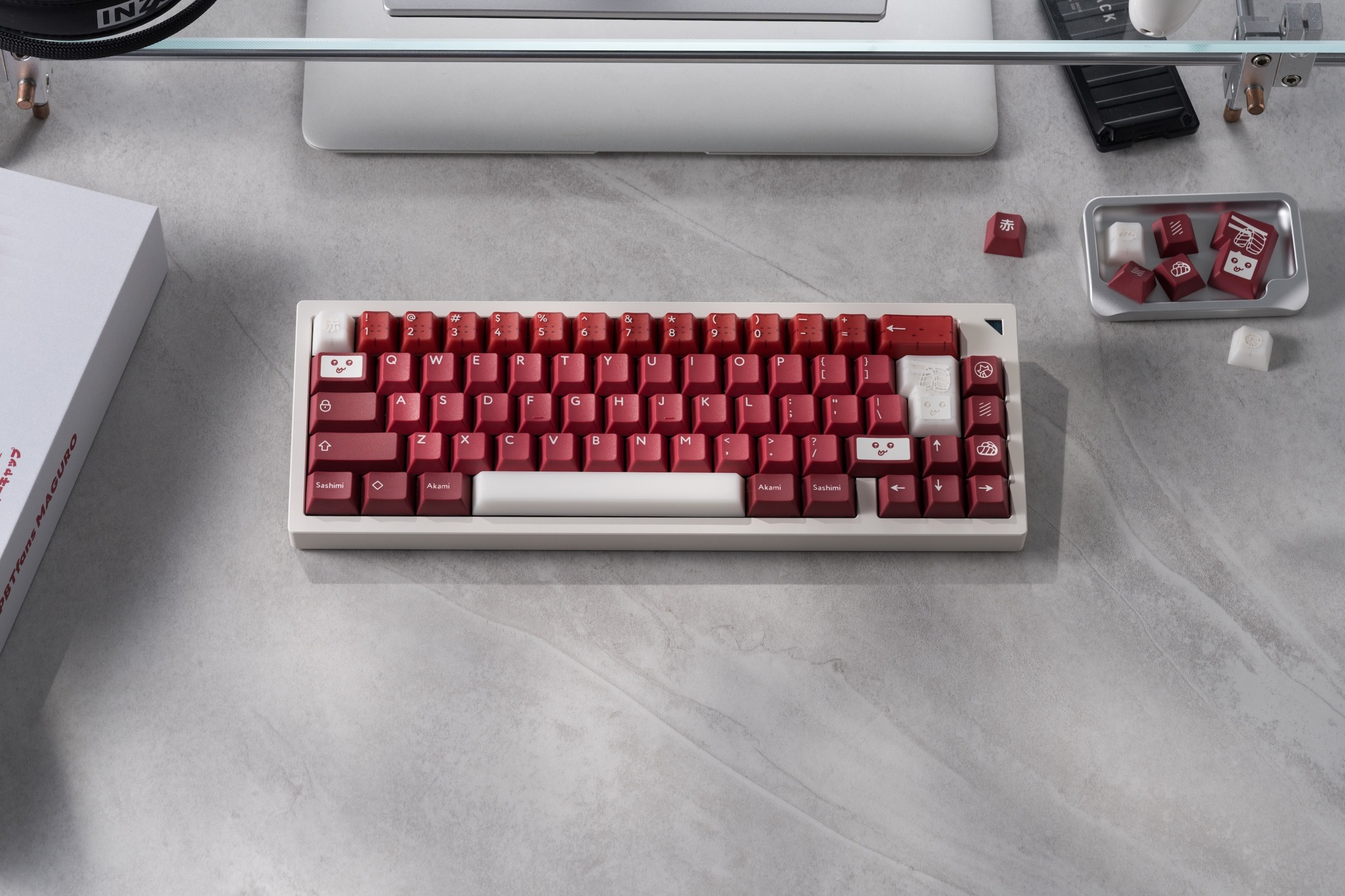 Keycap PBTfans Maguro Cherry PBT Doubleshot