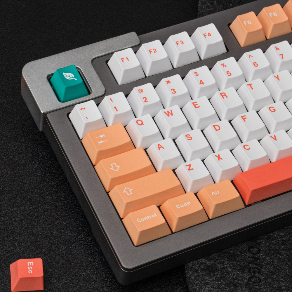 Keycap Cherry Peach & Cream - PBT - 137 nút